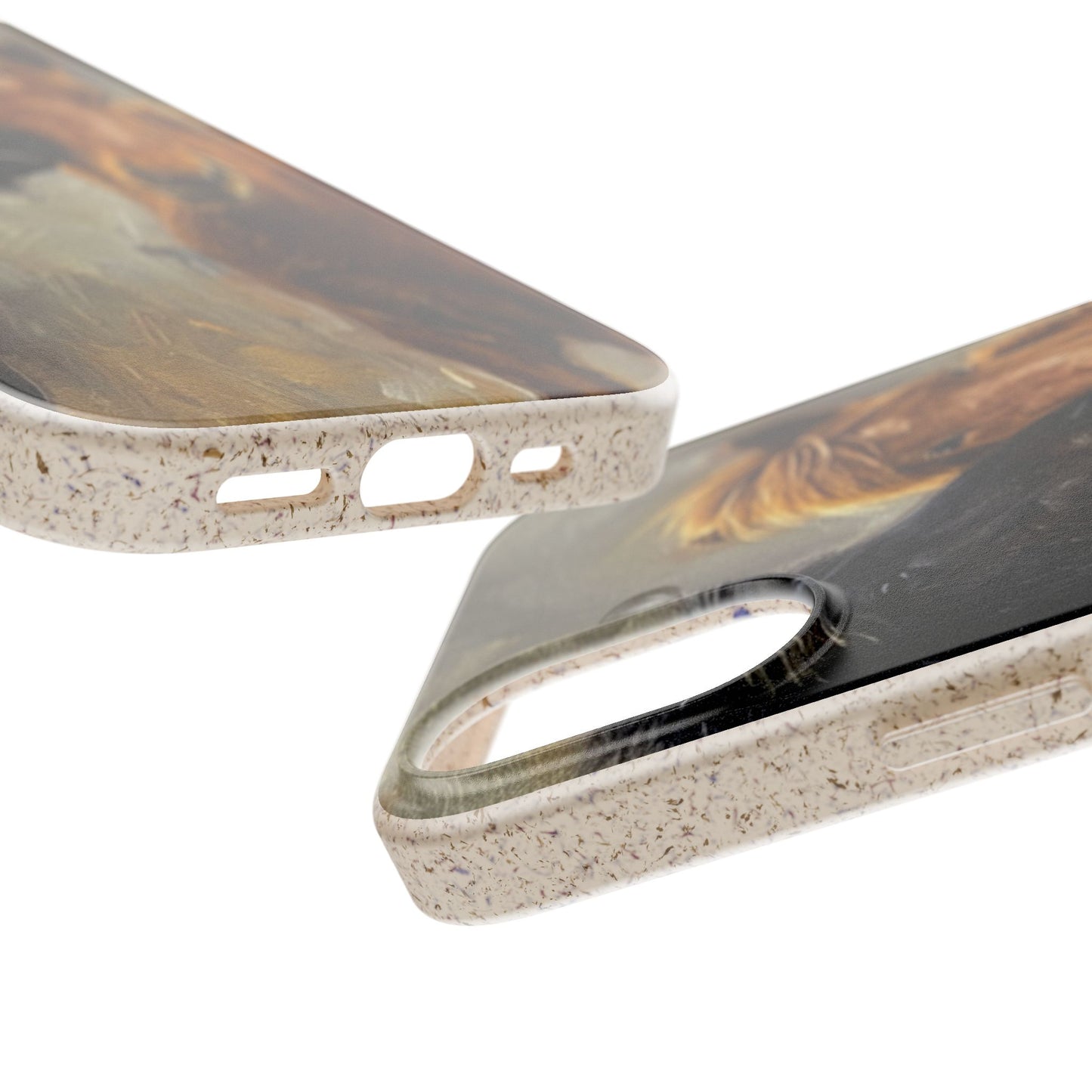 Biodegradable Phone Case — Icelandic Horse Art Eco-Friendly iPhone Cover
