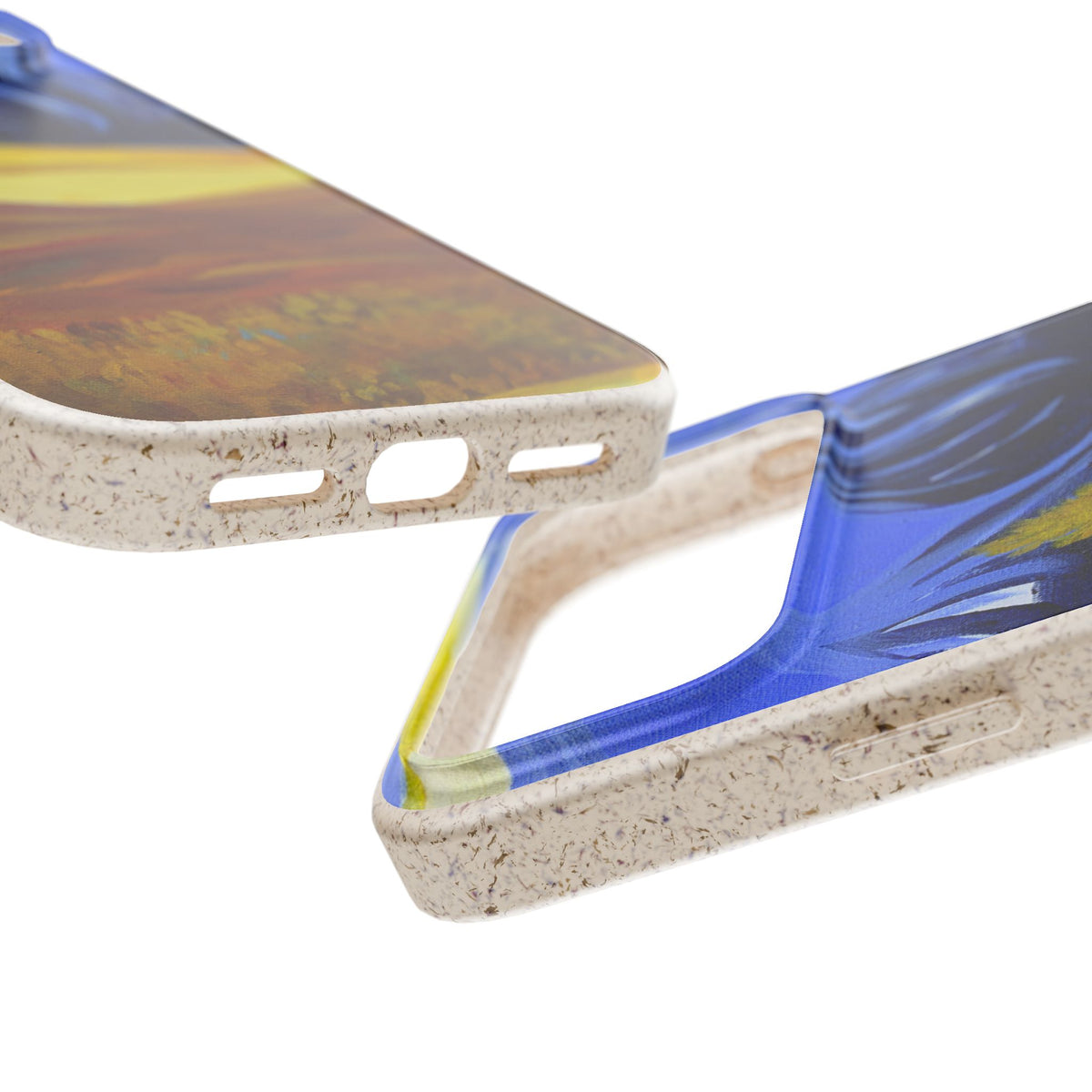 Biodegradable Phone Case — Mountain Meadow Landscape in Iceland Eco-Friendly iPhone Cover