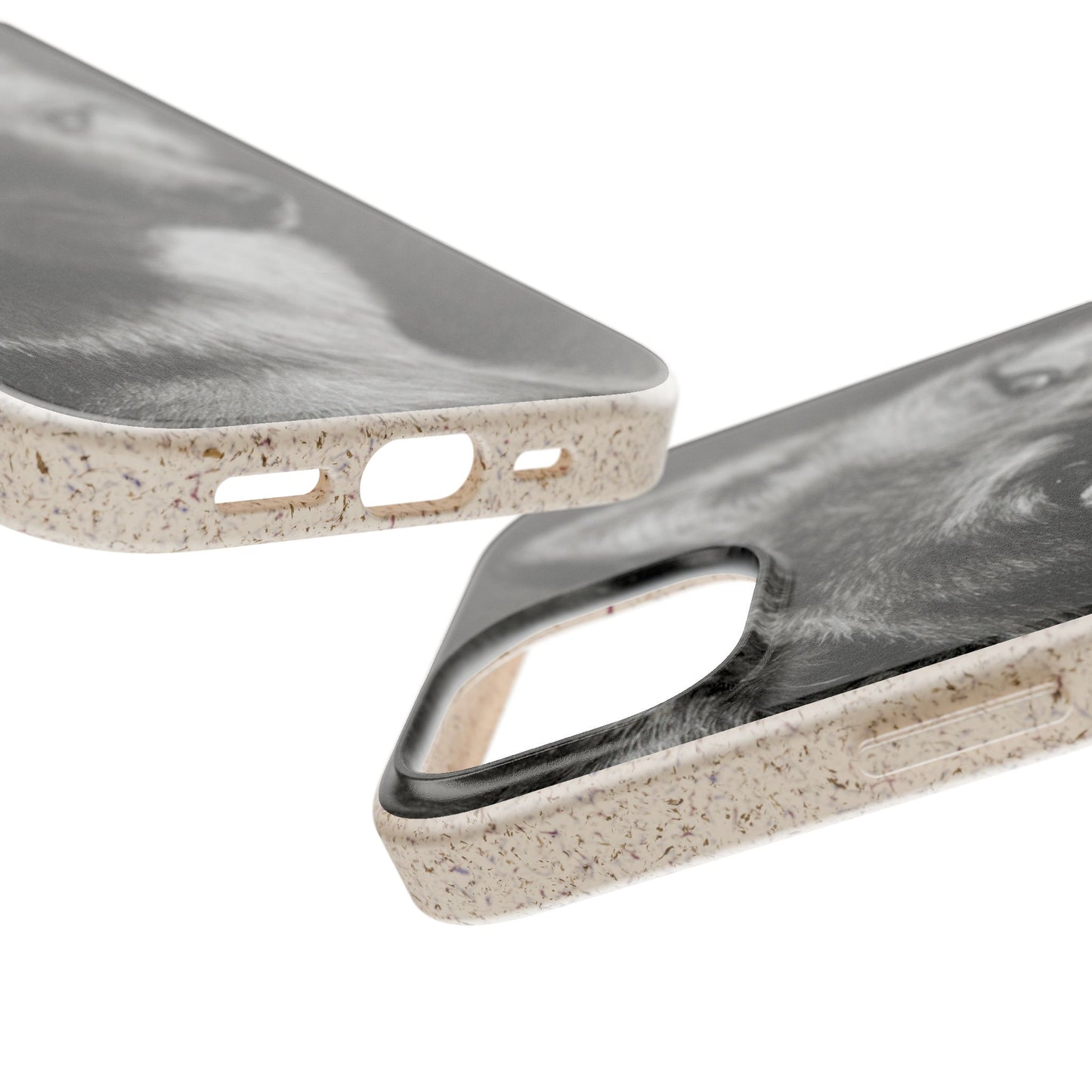 Wolf Portrait Biodegradable Phone Case — Eco-Friendly iPhone Cover