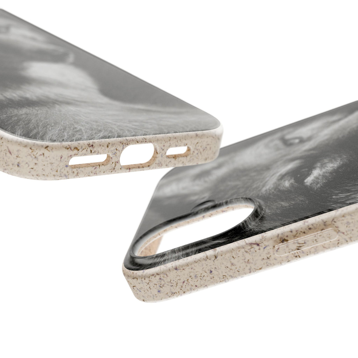 Wolf Portrait Biodegradable Phone Case — Eco-Friendly iPhone Cover