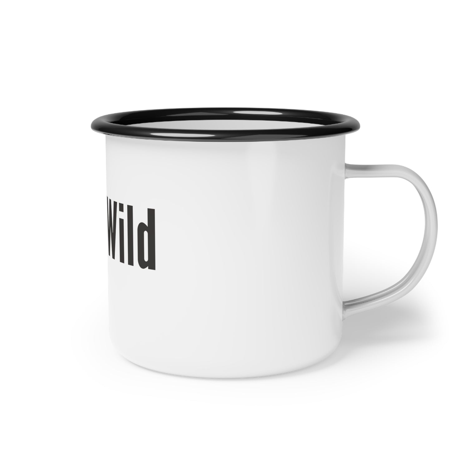 Stay Wild Enamel Camp Cup — Rustic Outdoor Coffee Mug for Camping & Adventure