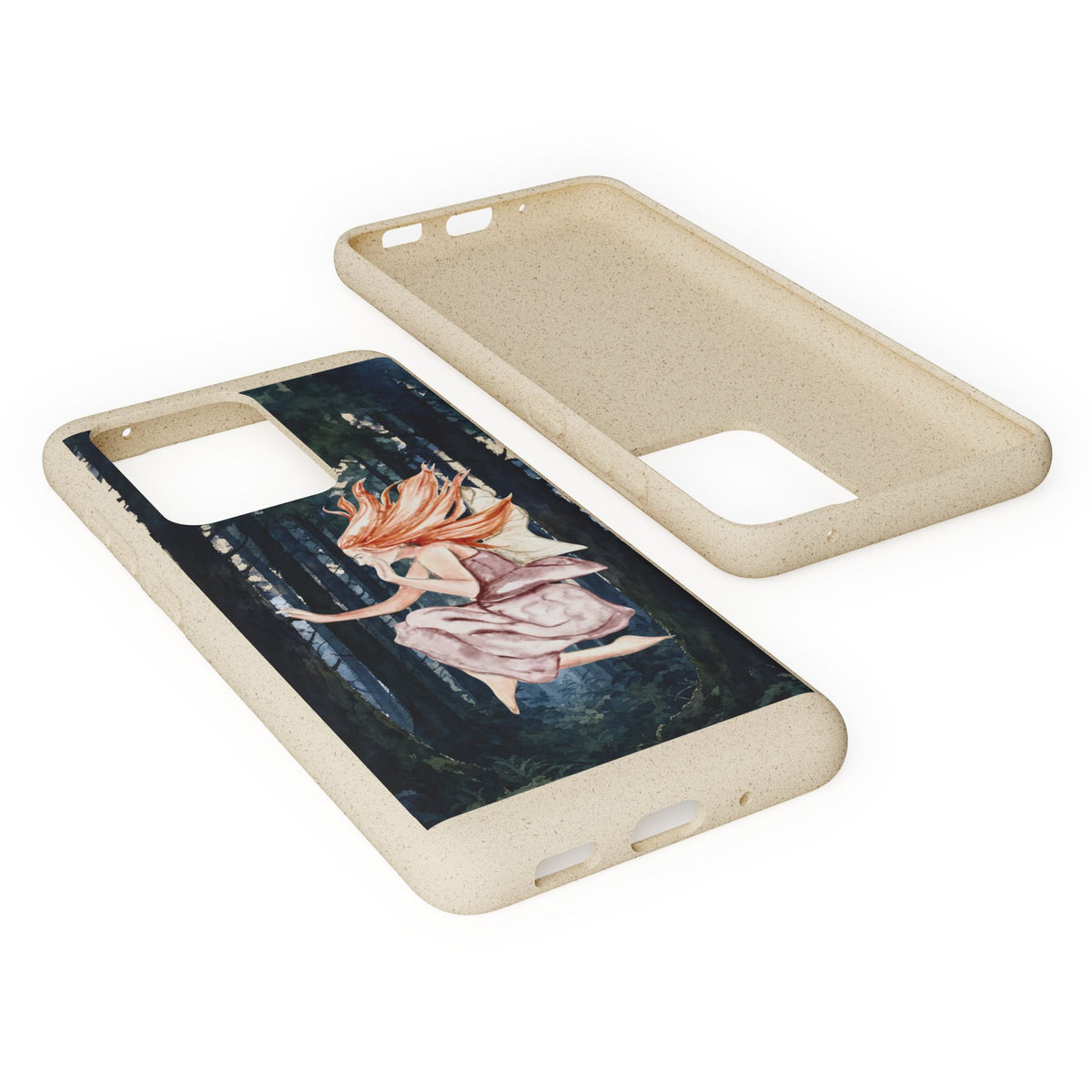 Fairy Forest Biodegradable Phone Case — Enchanted Woodland Art