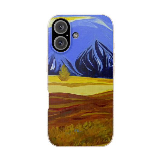 Biodegradable Phone Case — Mountain Meadow Landscape in Iceland Eco-Friendly iPhone Cover