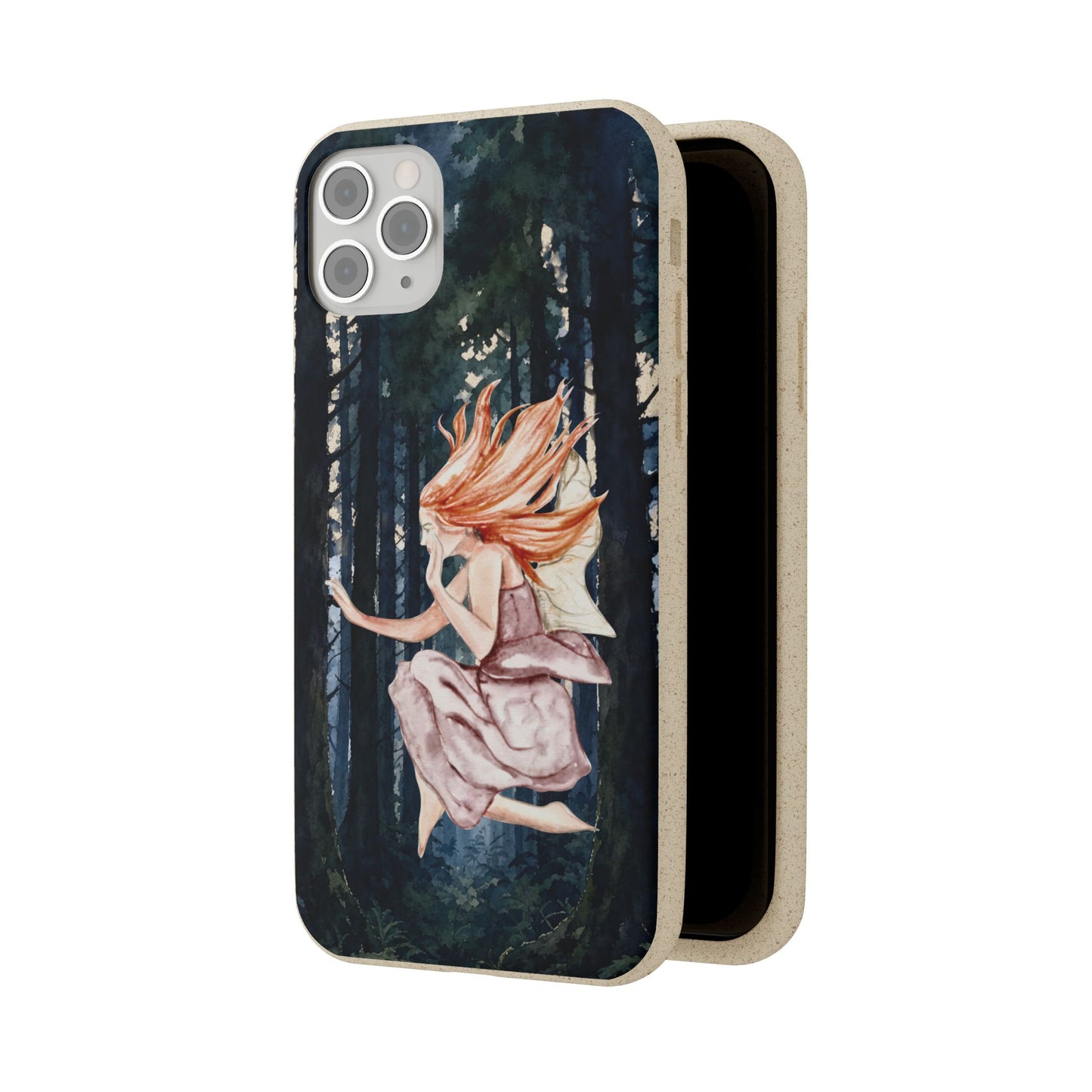 Fairy Forest Biodegradable Phone Case — Enchanted Woodland Art