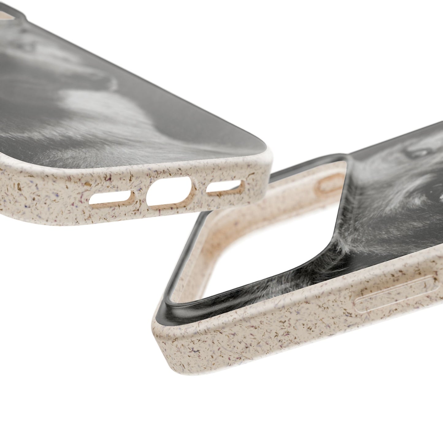 Wolf Portrait Biodegradable Phone Case — Eco-Friendly iPhone Cover