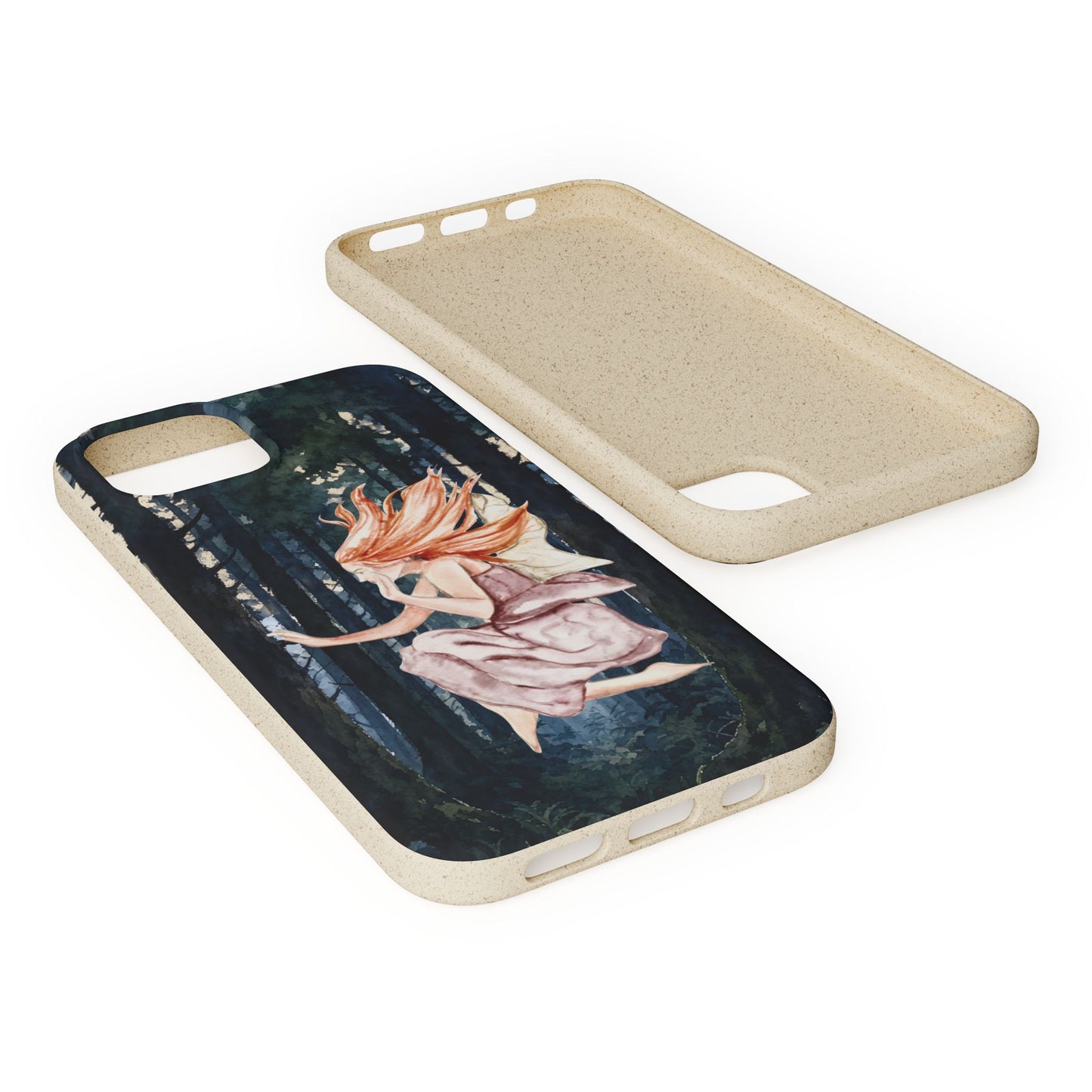 Fairy Forest Biodegradable Phone Case — Enchanted Woodland Art