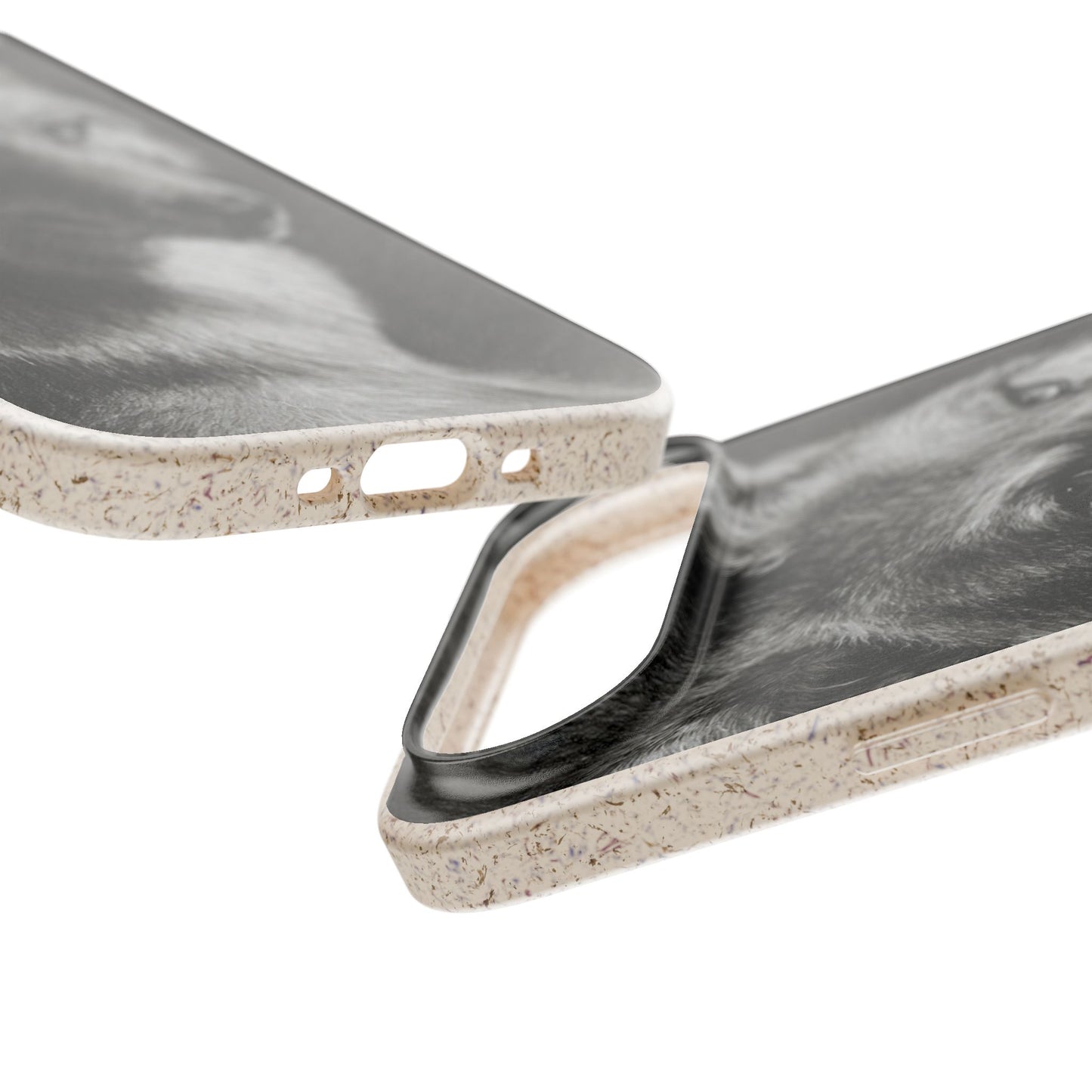 Wolf Portrait Biodegradable Phone Case — Eco-Friendly iPhone Cover