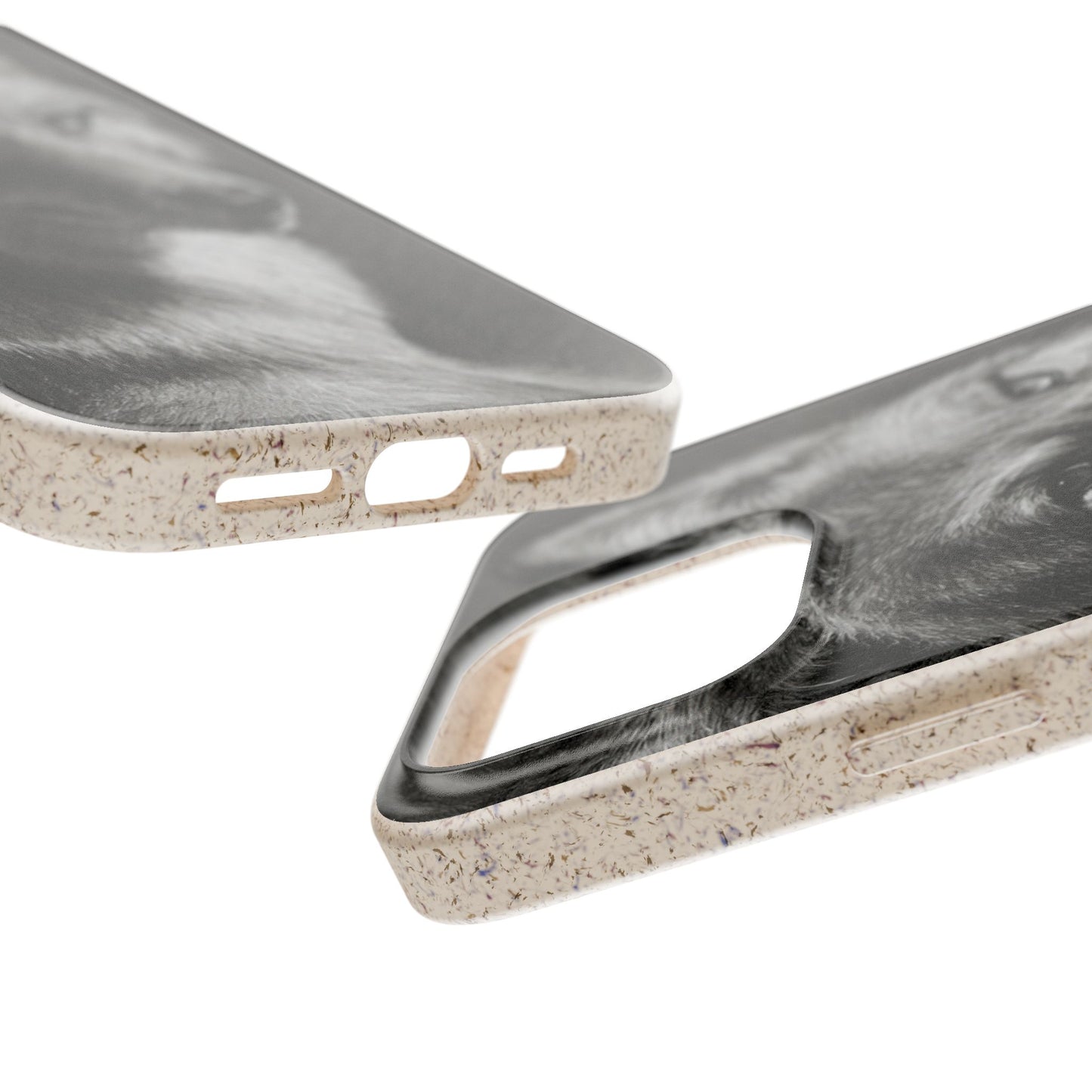 Wolf Portrait Biodegradable Phone Case — Eco-Friendly iPhone Cover