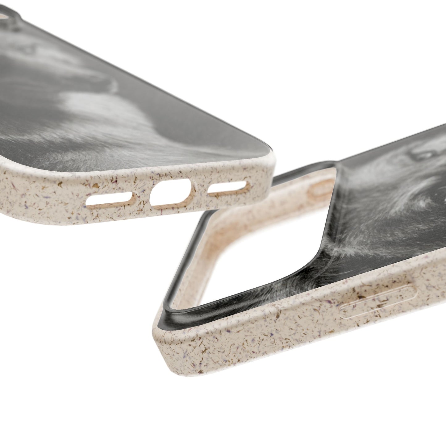 Wolf Portrait Biodegradable Phone Case — Eco-Friendly iPhone Cover