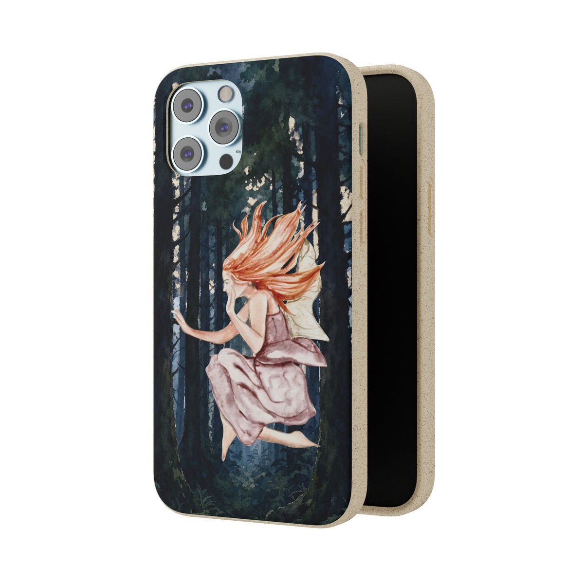 Fairy Forest Biodegradable Phone Case — Enchanted Woodland Art