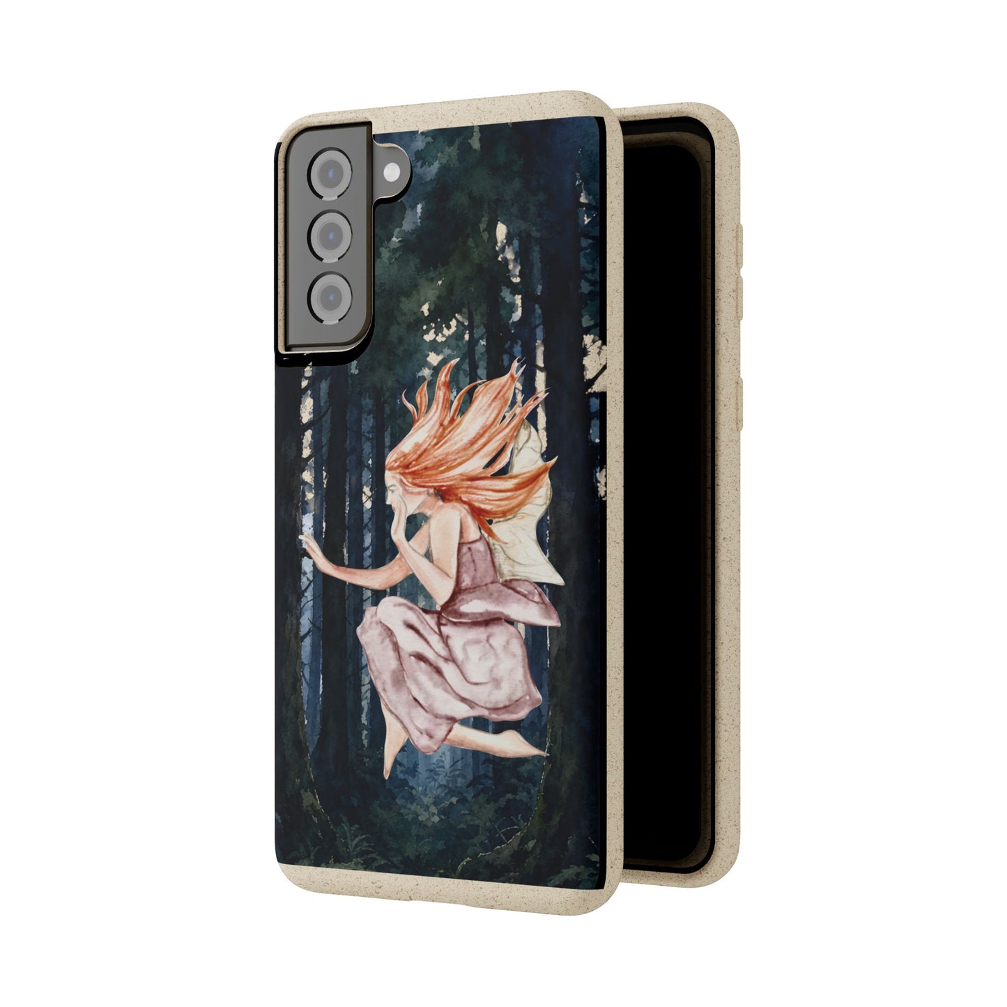 Fairy Forest Biodegradable Phone Case — Enchanted Woodland Art