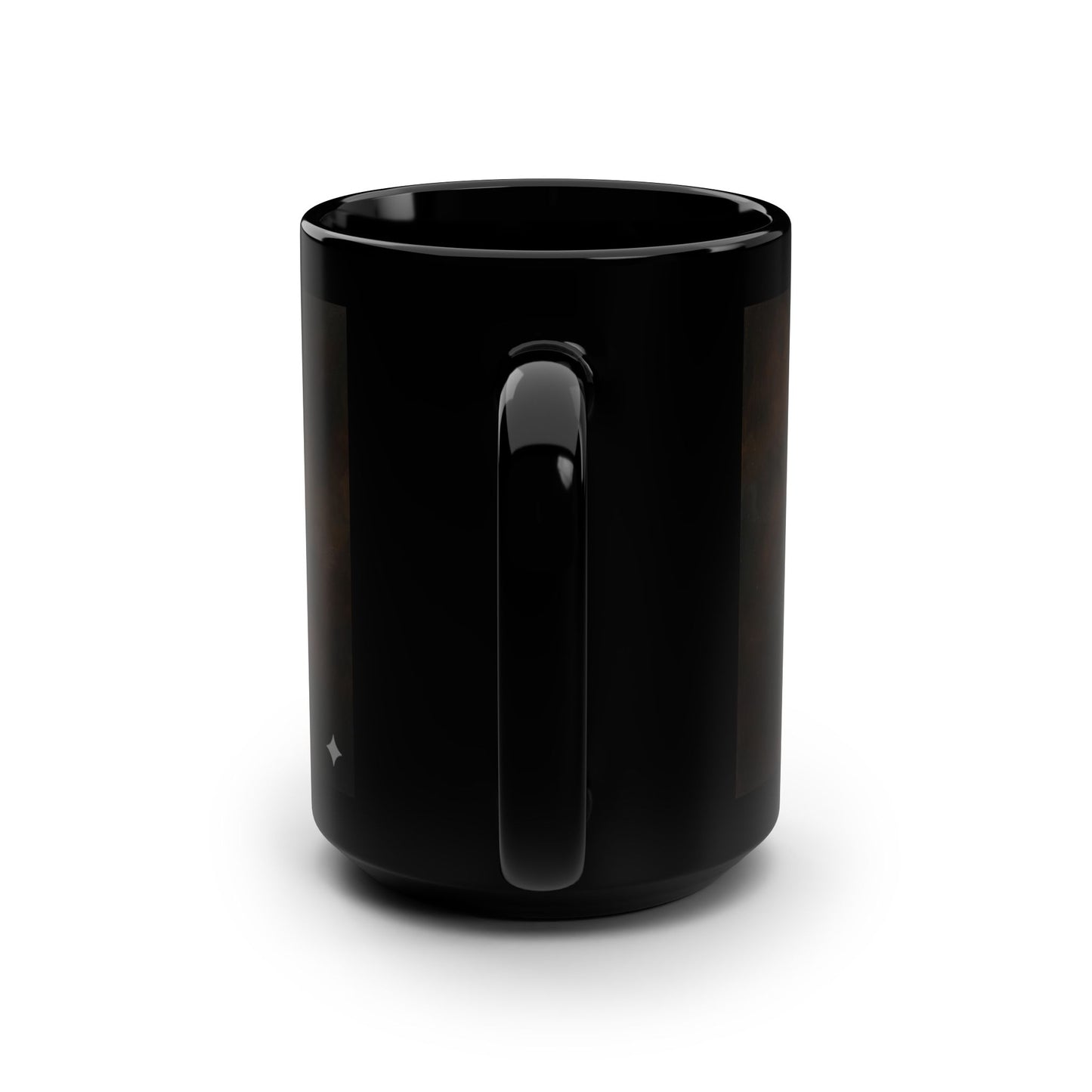 Two Icelandic Horses Coffee Cup — 15oz Black Mug