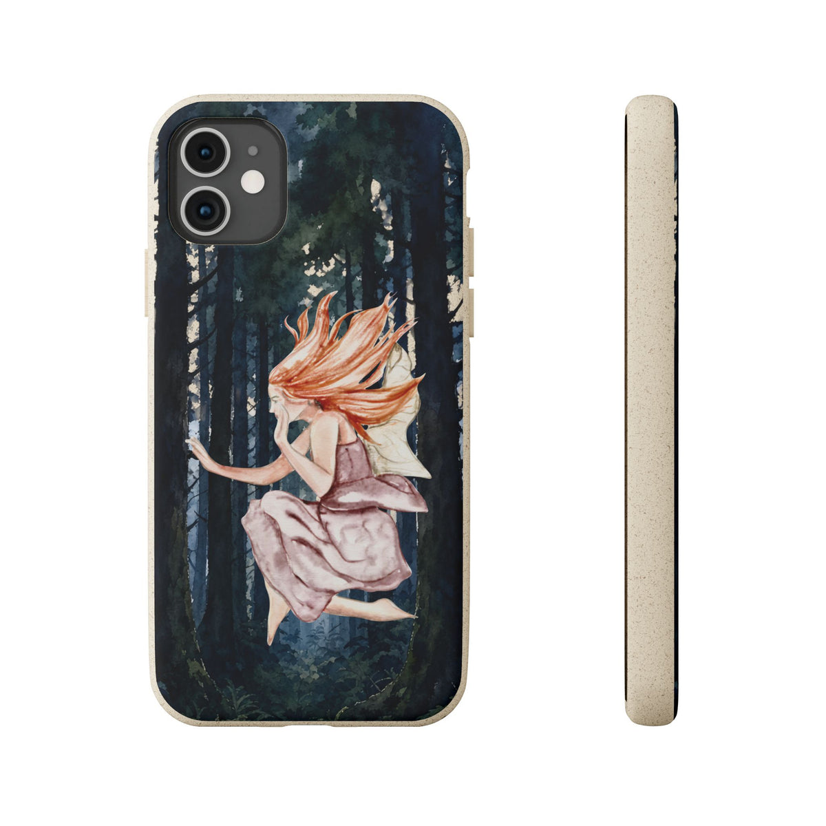 Fairy Forest Biodegradable Phone Case — Enchanted Woodland Art