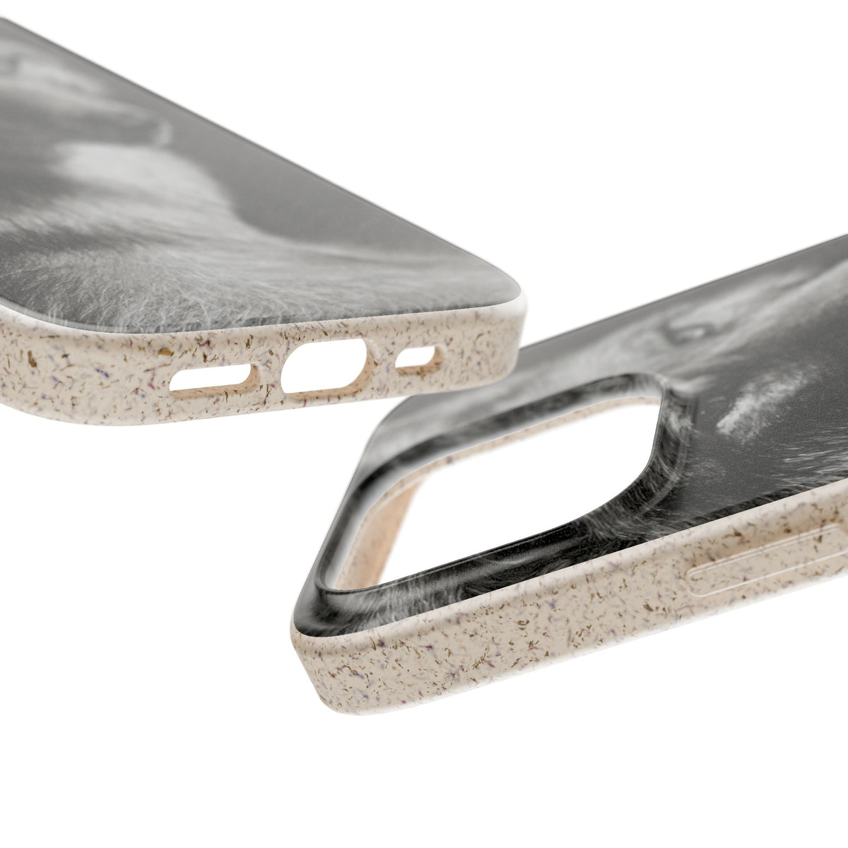 Wolf Portrait Biodegradable Phone Case — Eco-Friendly iPhone Cover
