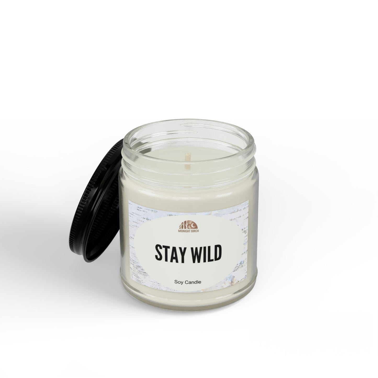 Stay Wild Soy Candle — Amber Jar Scented Candle (4oz & 9oz)