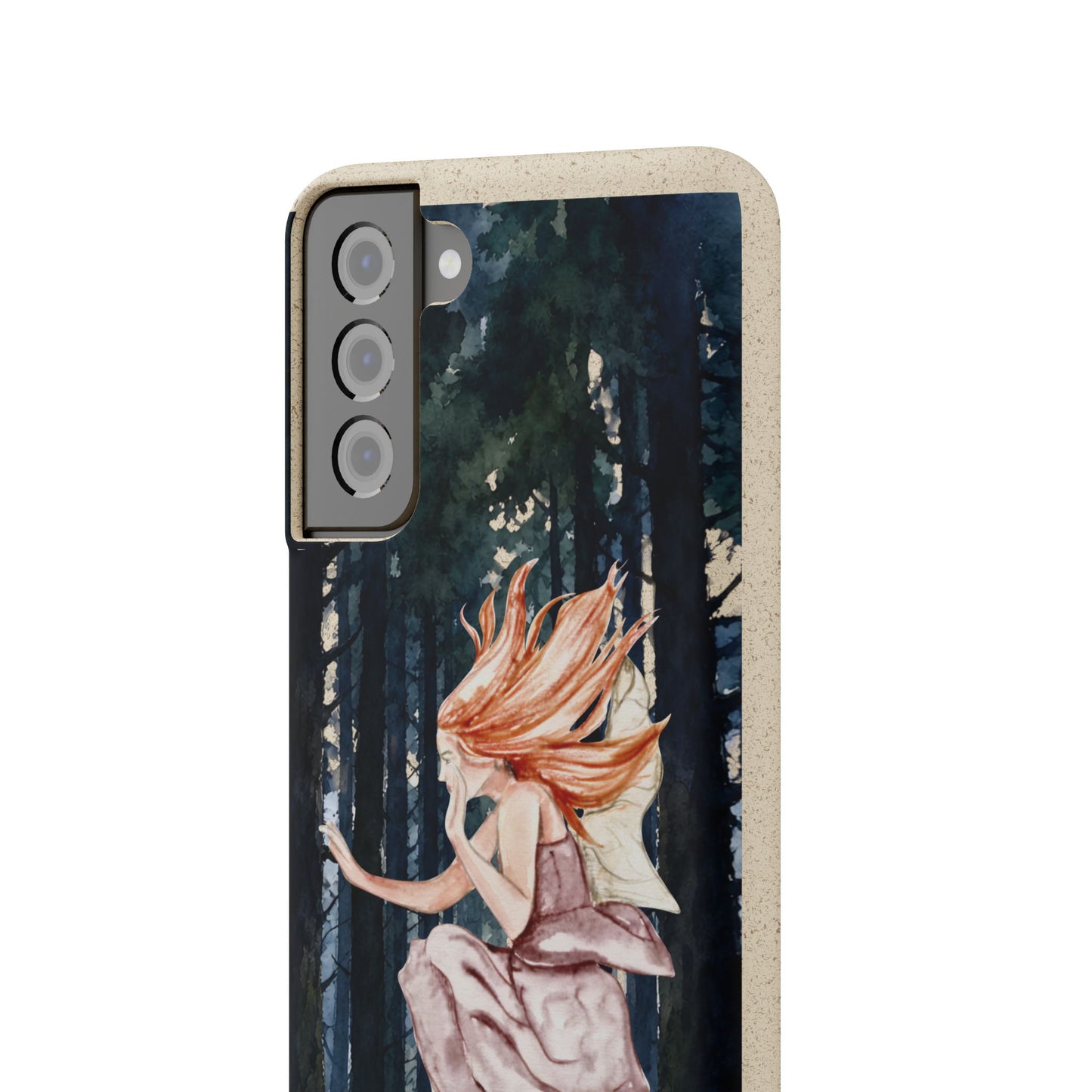 Fairy Forest Biodegradable Phone Case — Enchanted Woodland Art