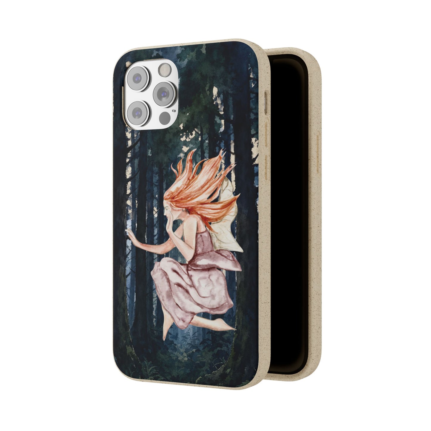 Fairy Forest Biodegradable Phone Case — Enchanted Woodland Art