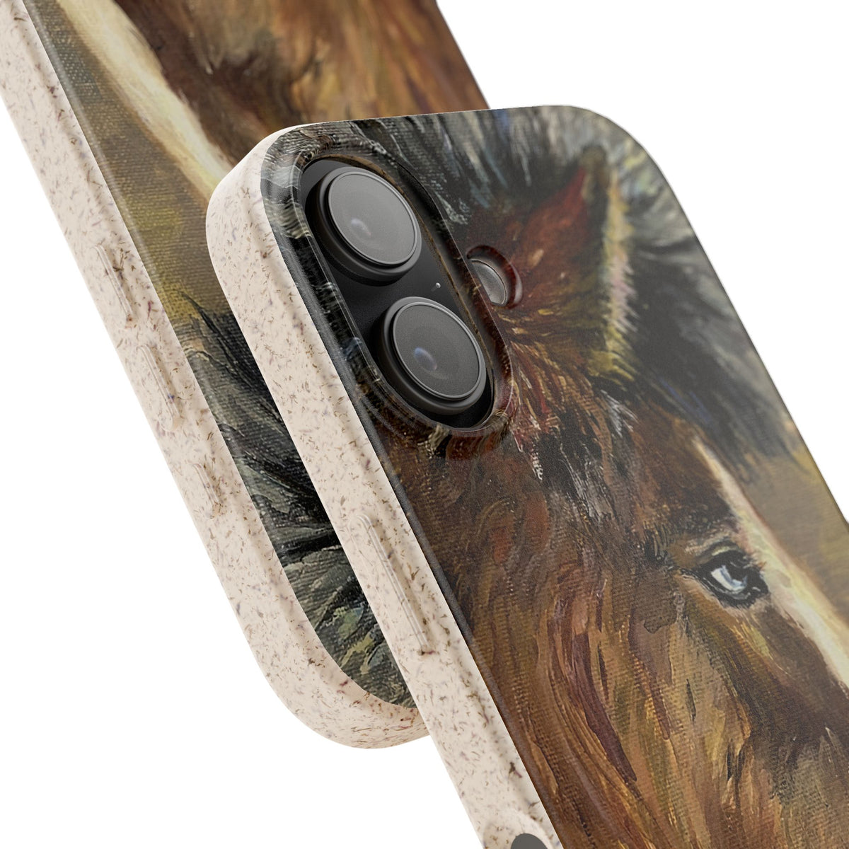 Biodegradable Phone Case — Rustic Horse Portrait by Carrie Barcomb Eco-Friendly iPhone Cover