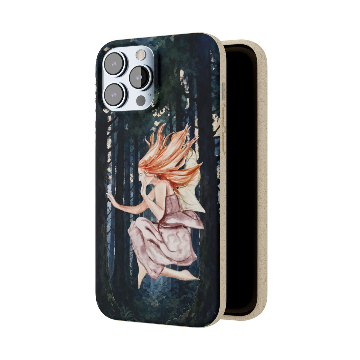 Fairy Forest Biodegradable Phone Case — Enchanted Woodland Art