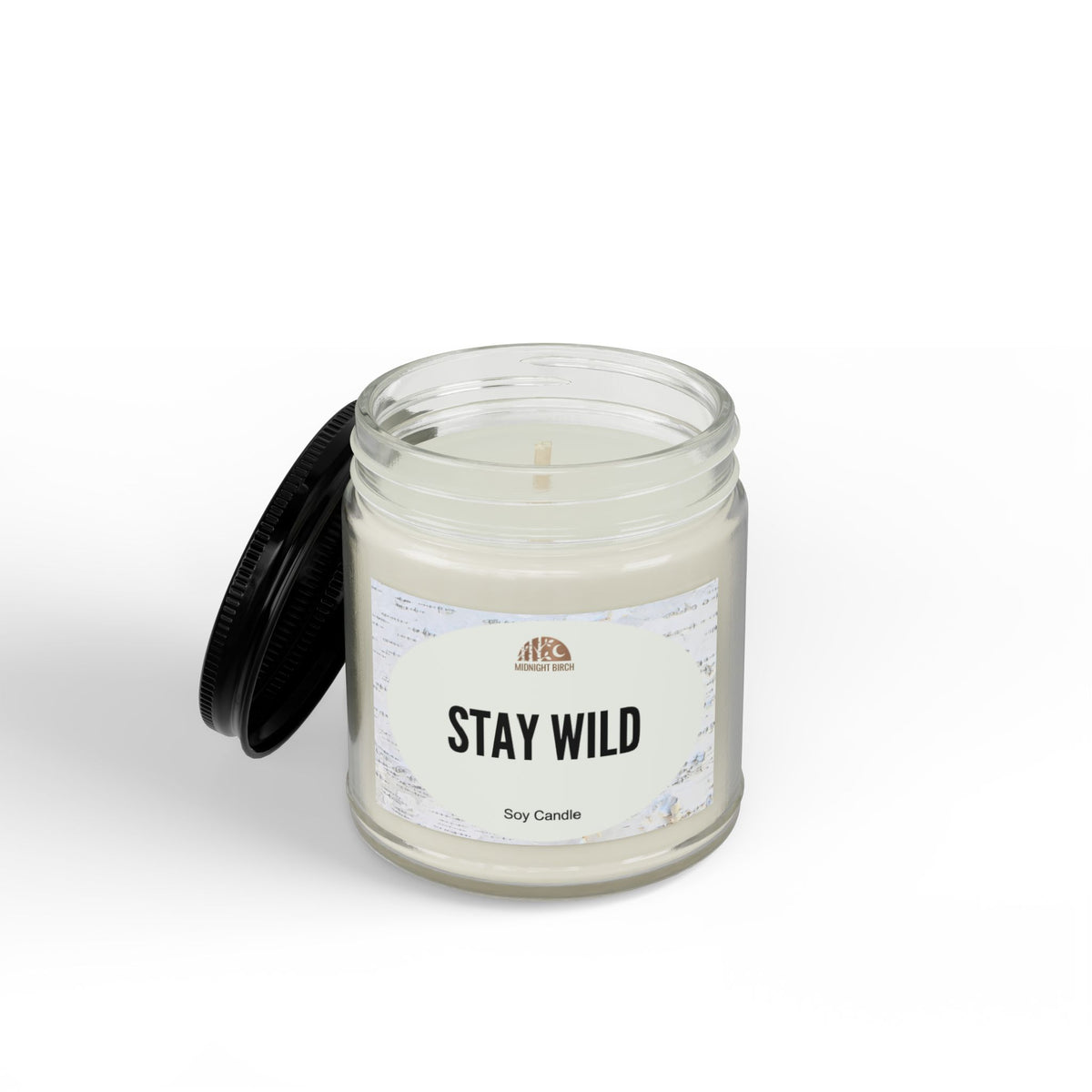 Stay Wild Soy Candle — Amber Jar Scented Candle (4oz & 9oz)