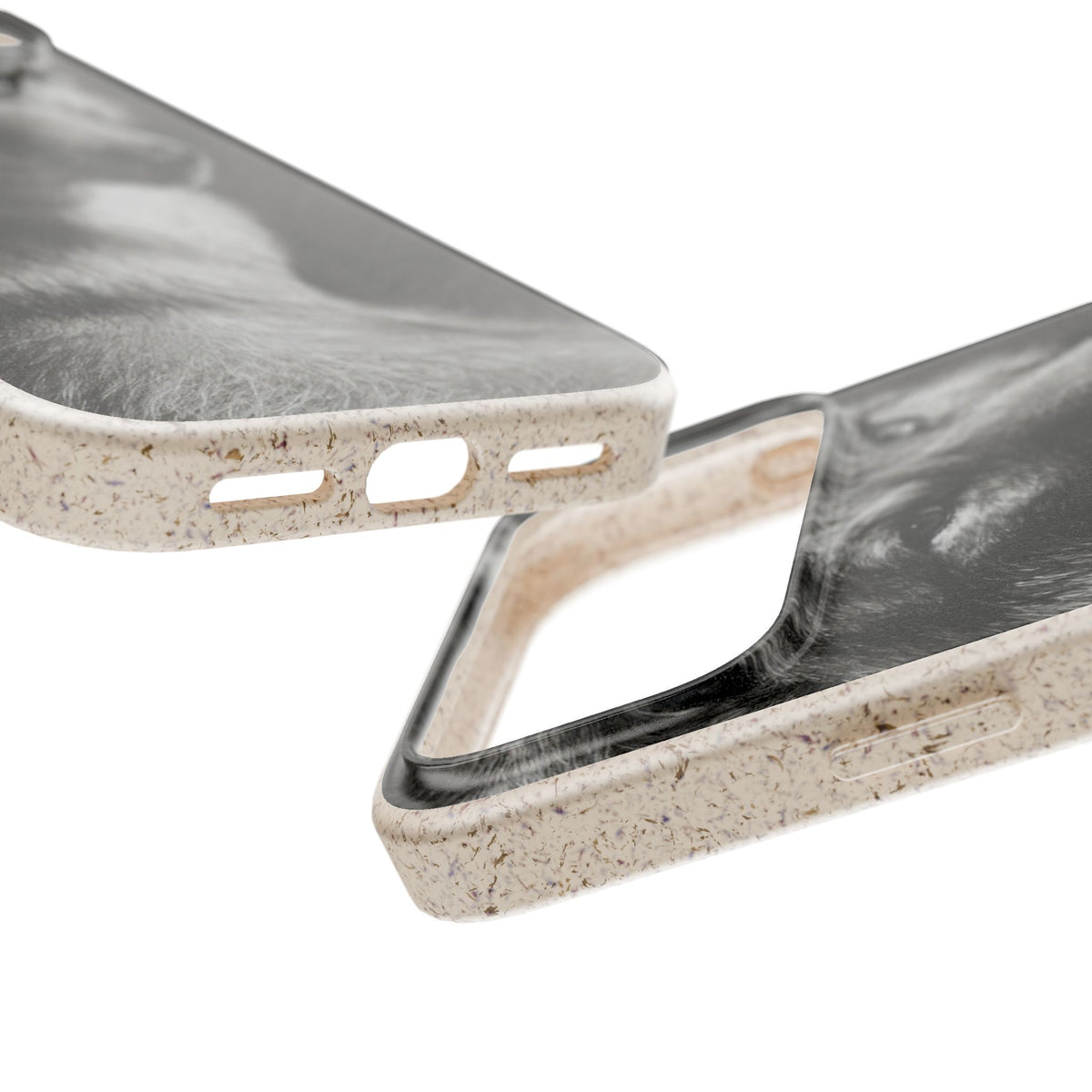 Wolf Portrait Biodegradable Phone Case — Eco-Friendly iPhone Cover