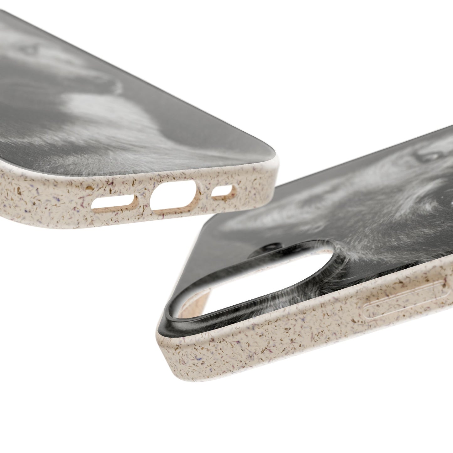 Wolf Portrait Biodegradable Phone Case — Eco-Friendly iPhone Cover