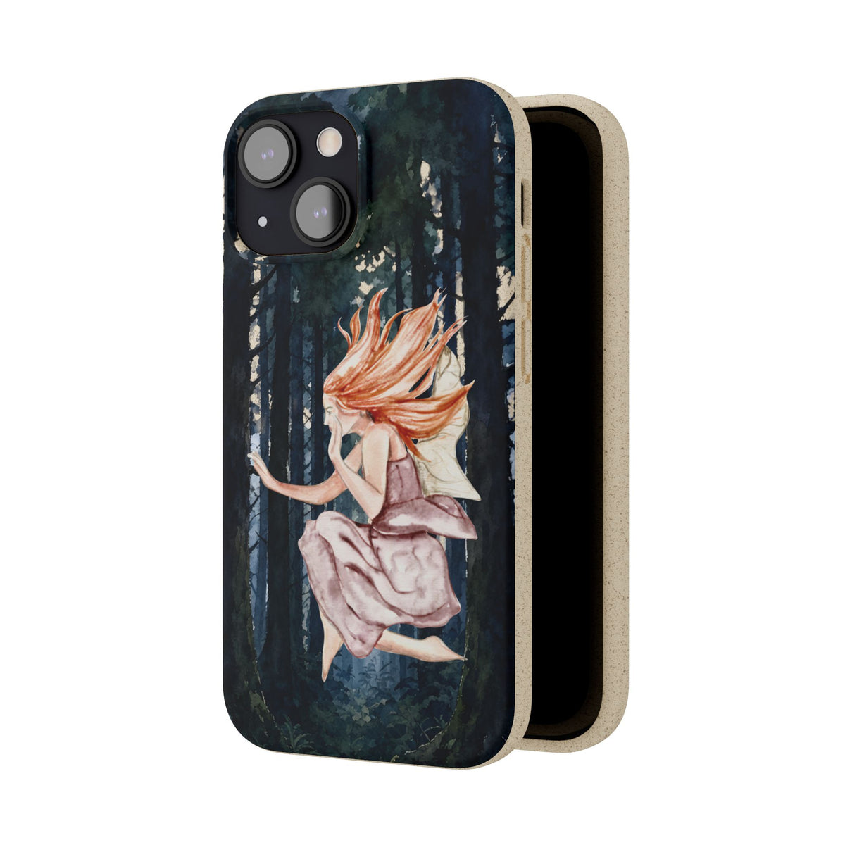 Fairy Forest Biodegradable Phone Case — Enchanted Woodland Art