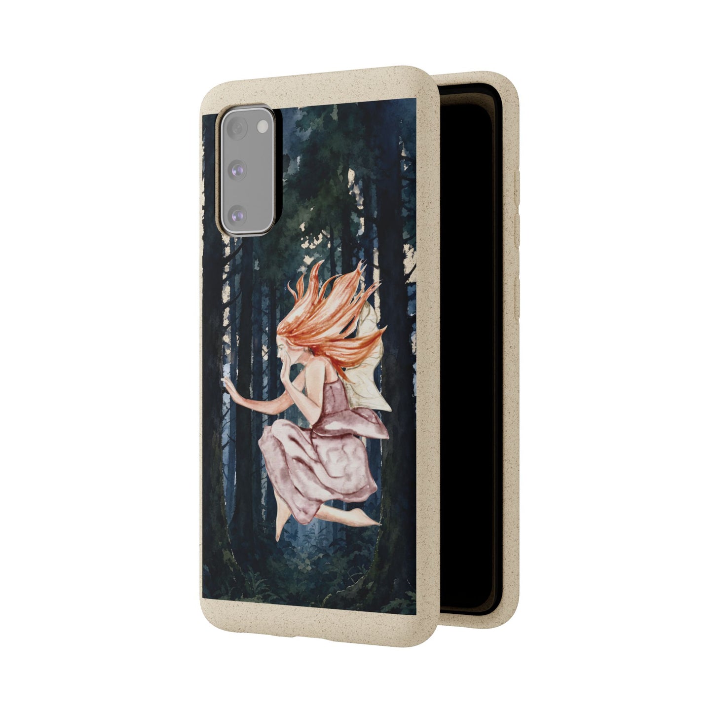 Fairy Forest Biodegradable Phone Case — Enchanted Woodland Art