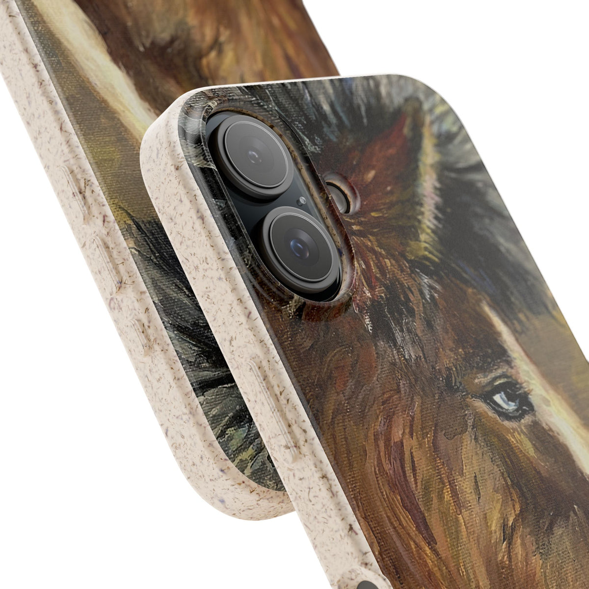 Biodegradable Phone Case — Rustic Horse Portrait by Carrie Barcomb Eco-Friendly iPhone Cover