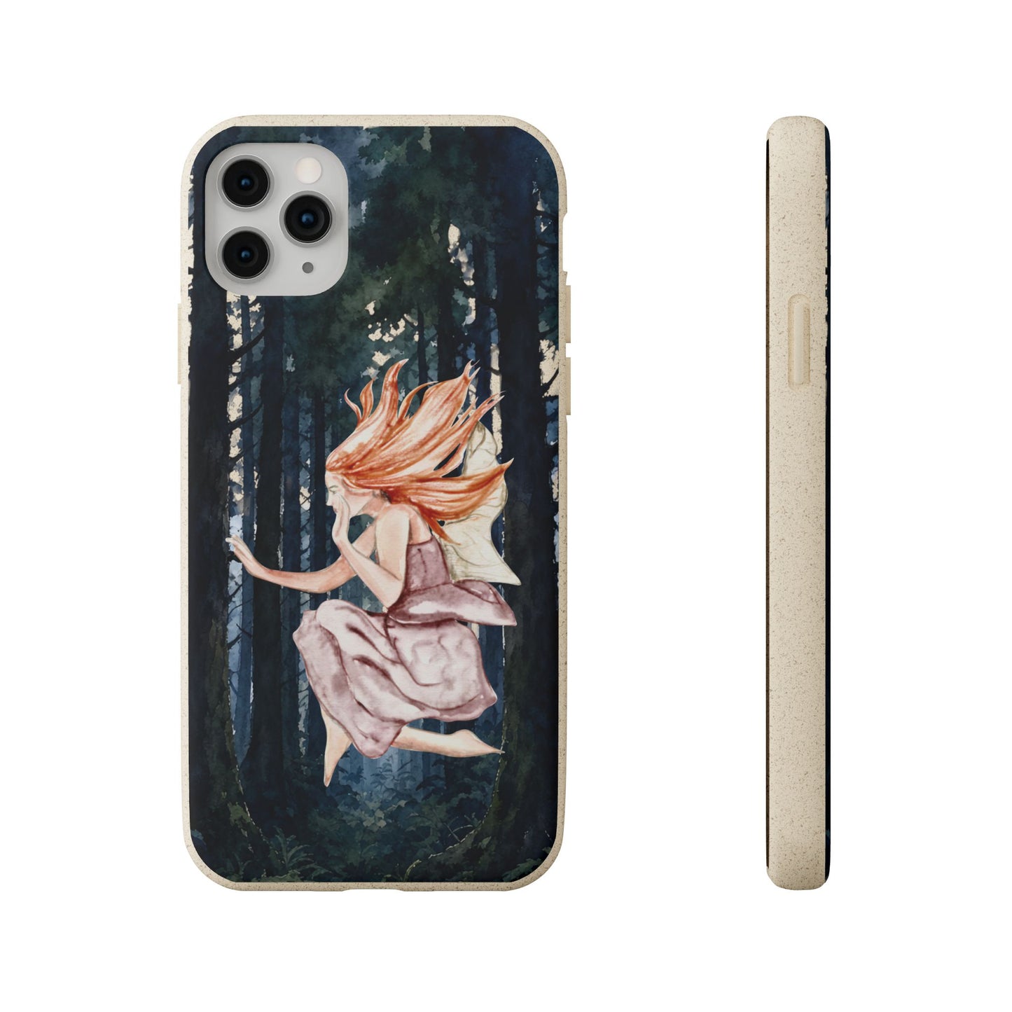Fairy Forest Biodegradable Phone Case — Enchanted Woodland Art