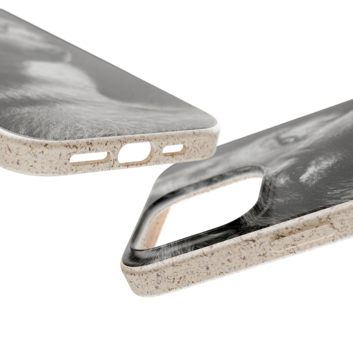 Wolf Portrait Biodegradable Phone Case — Eco-Friendly iPhone Cover