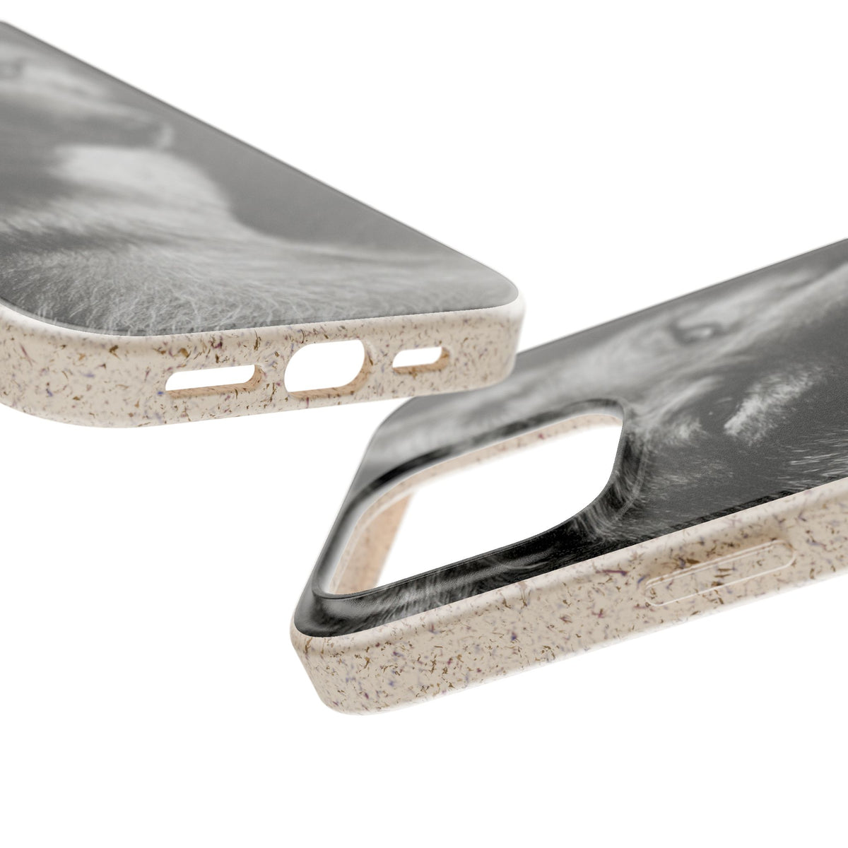Wolf Portrait Biodegradable Phone Case — Eco-Friendly iPhone Cover