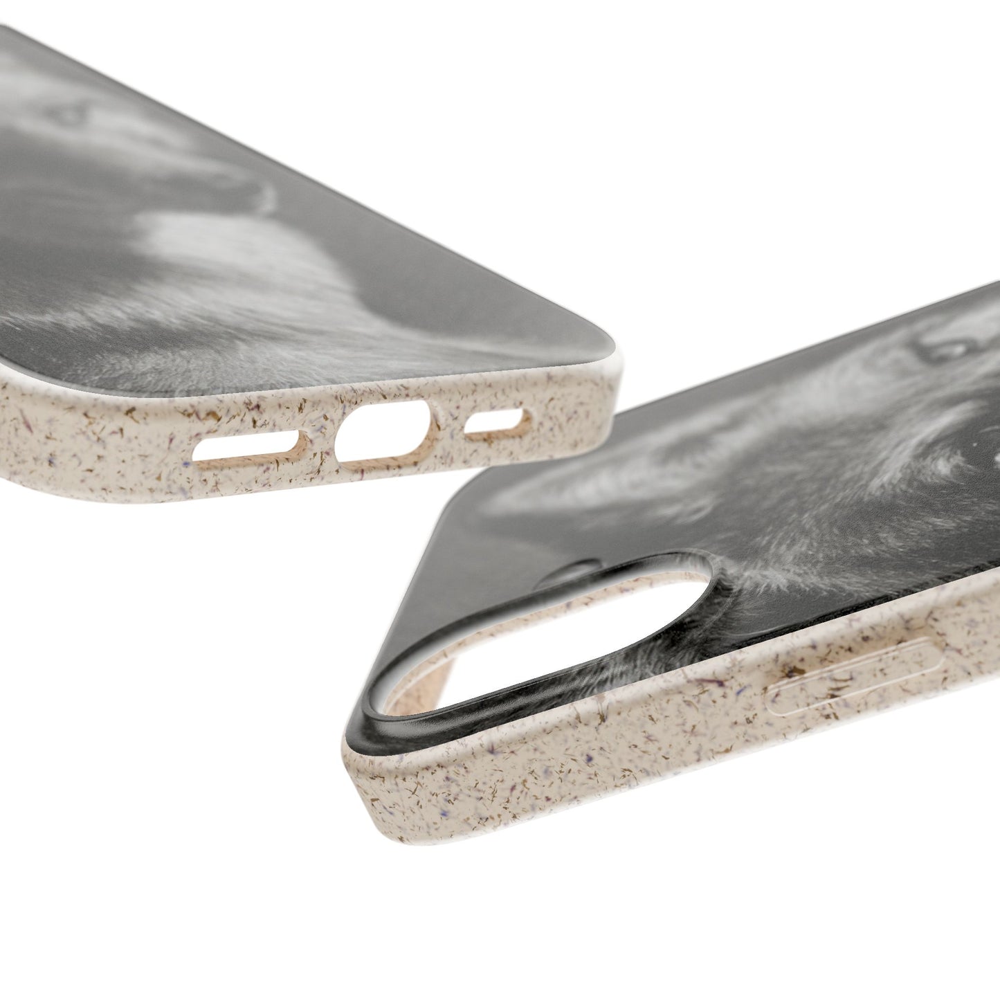 Wolf Portrait Biodegradable Phone Case — Eco-Friendly iPhone Cover