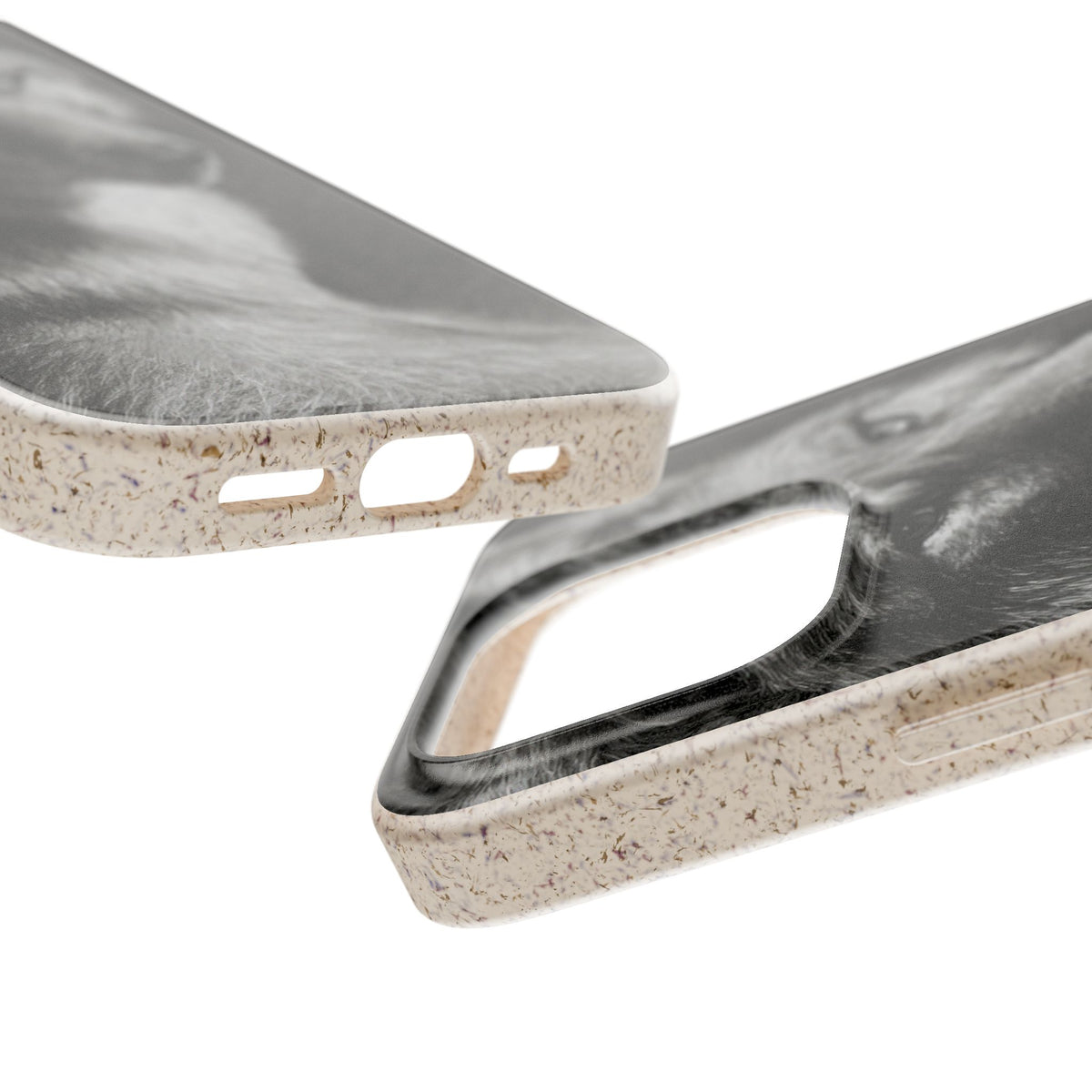 Wolf Portrait Biodegradable Phone Case — Eco-Friendly iPhone Cover