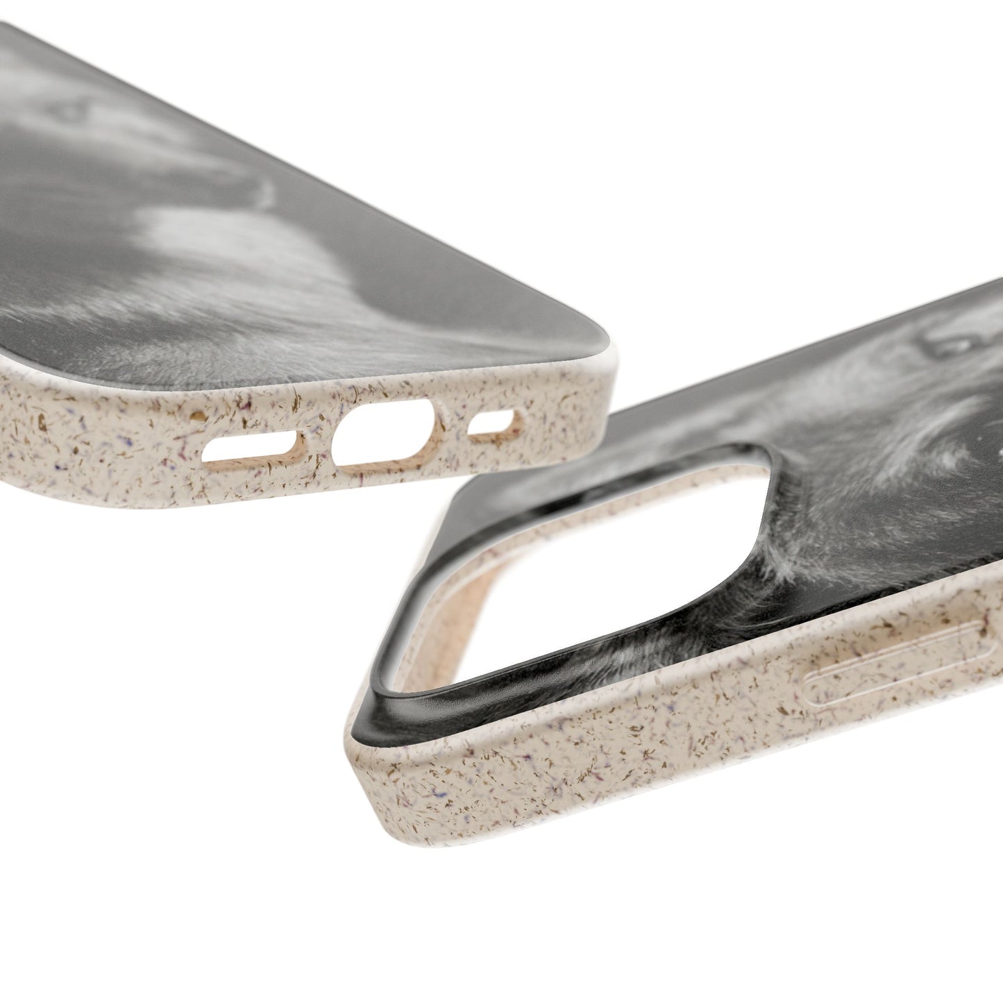 Wolf Portrait Biodegradable Phone Case — Eco-Friendly iPhone Cover