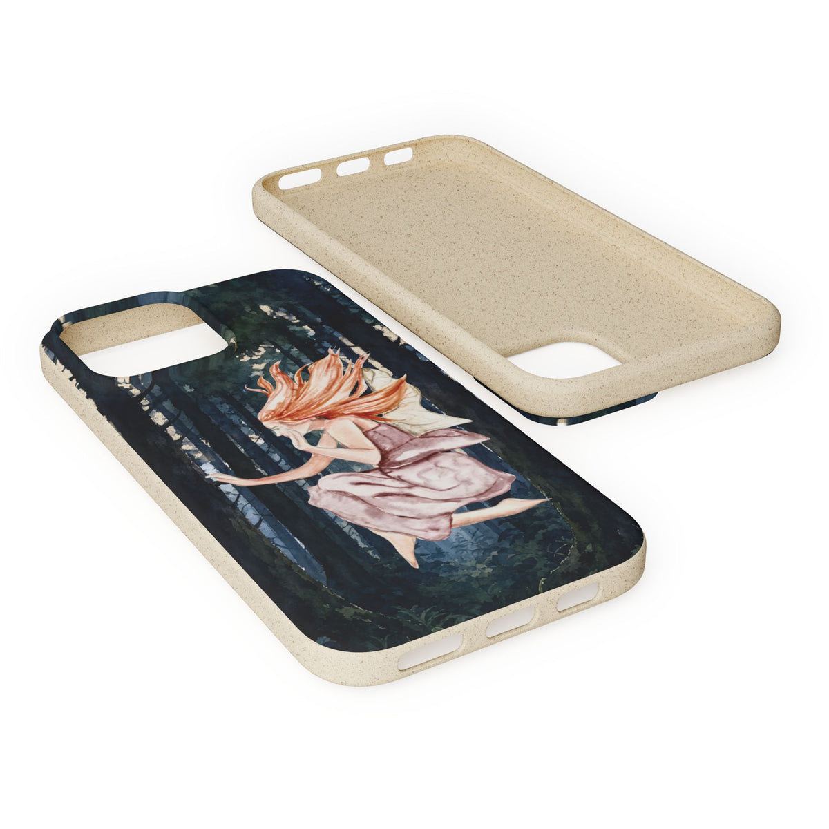 Fairy Forest Biodegradable Phone Case — Enchanted Woodland Art