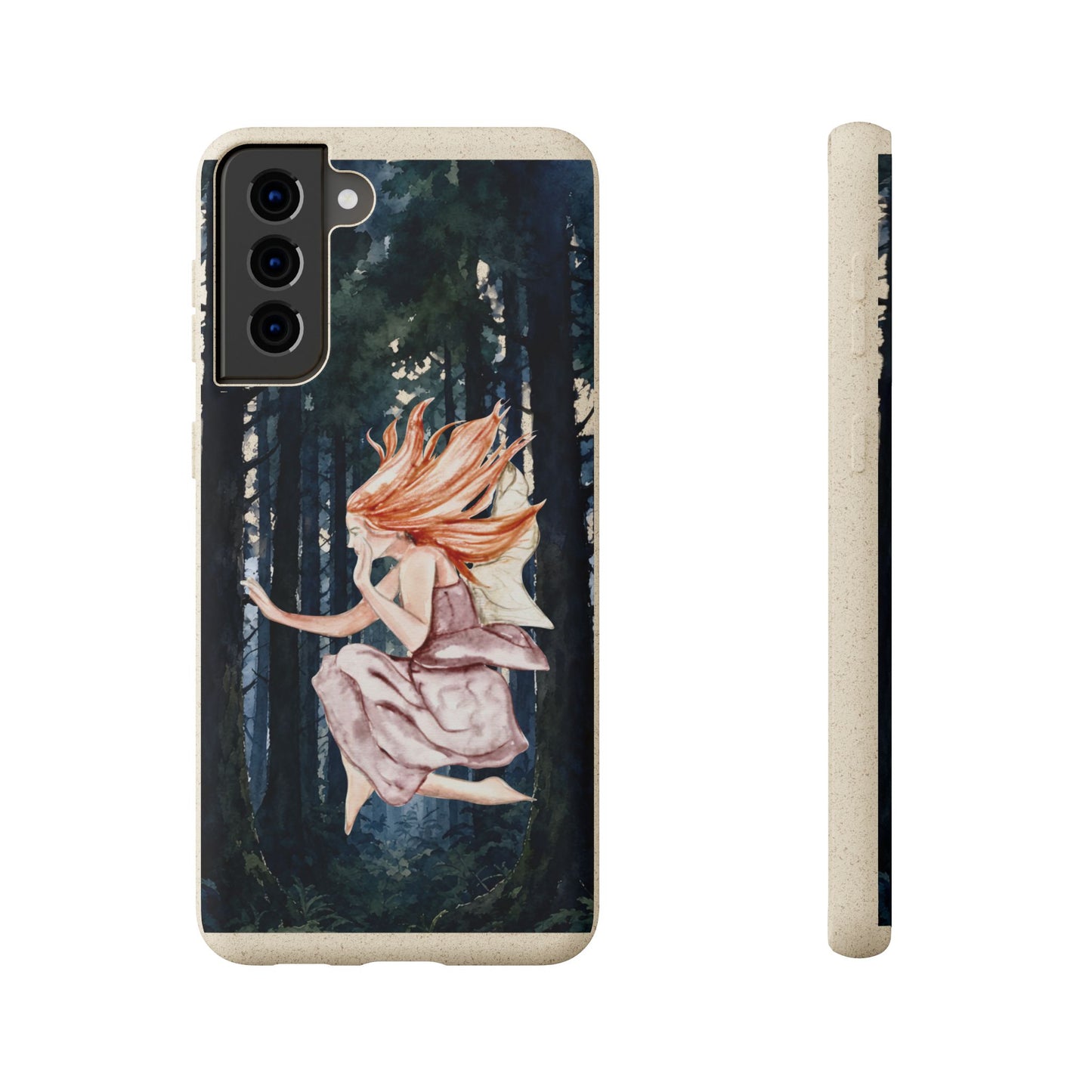 Fairy Forest Biodegradable Phone Case — Enchanted Woodland Art