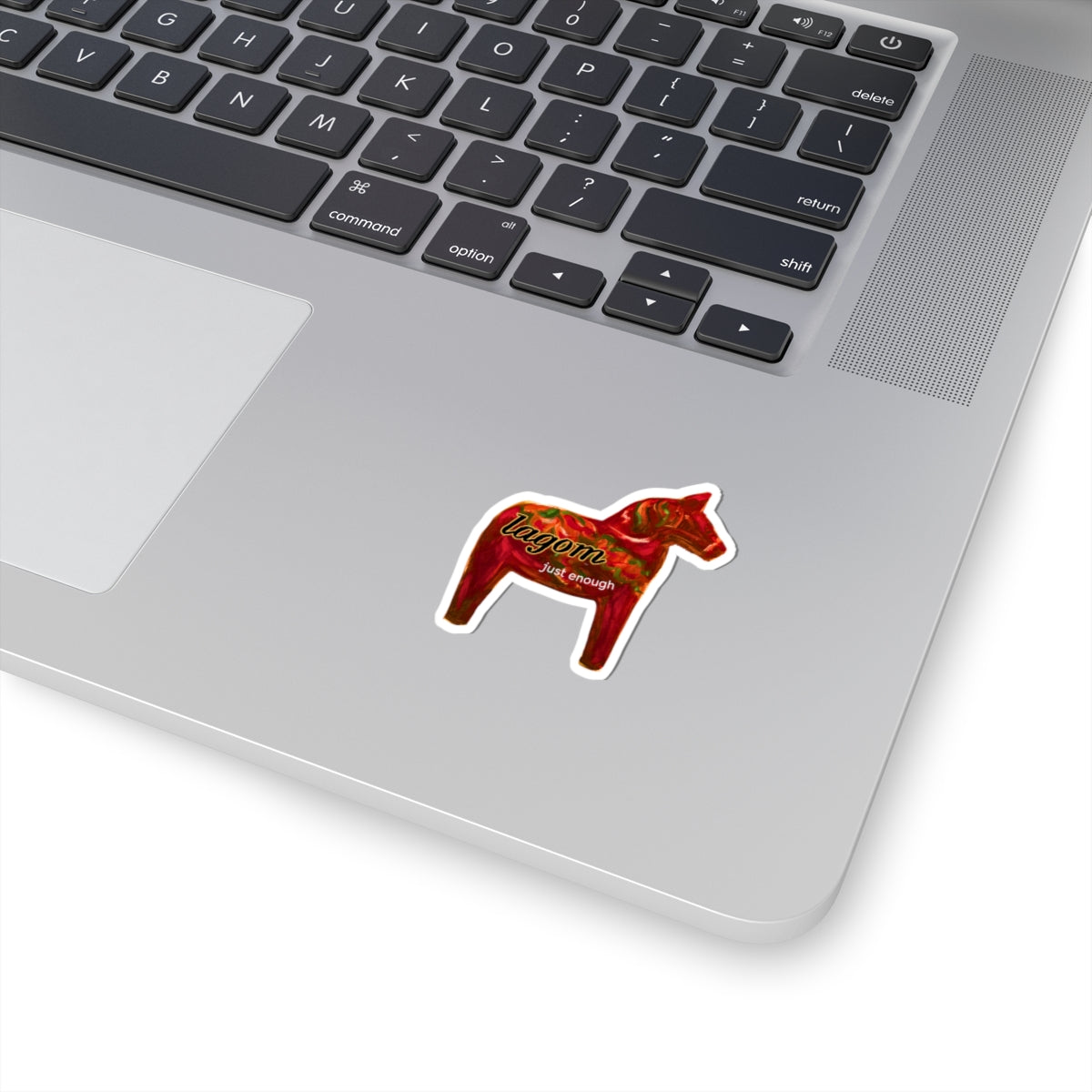 Midnight Birch Studio — "Lagom" Swedish Dala Horse Sticker