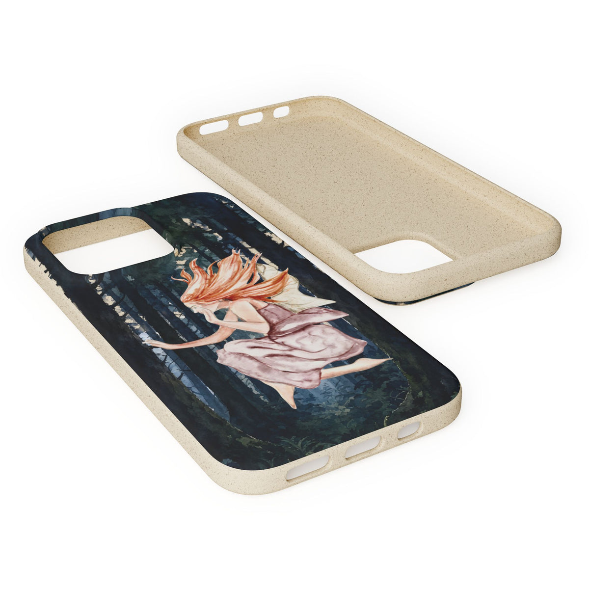 Fairy Forest Biodegradable Phone Case — Enchanted Woodland Art