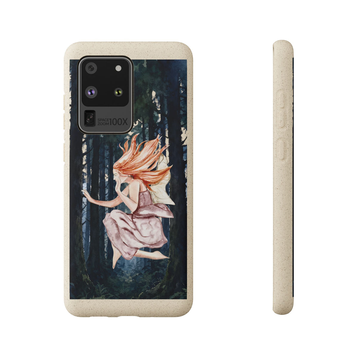 Fairy Forest Biodegradable Phone Case — Enchanted Woodland Art