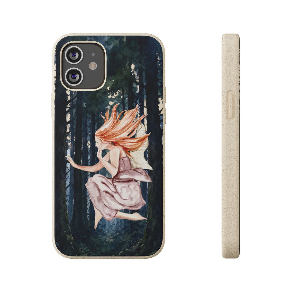 Fairy Forest Biodegradable Phone Case — Enchanted Woodland Art