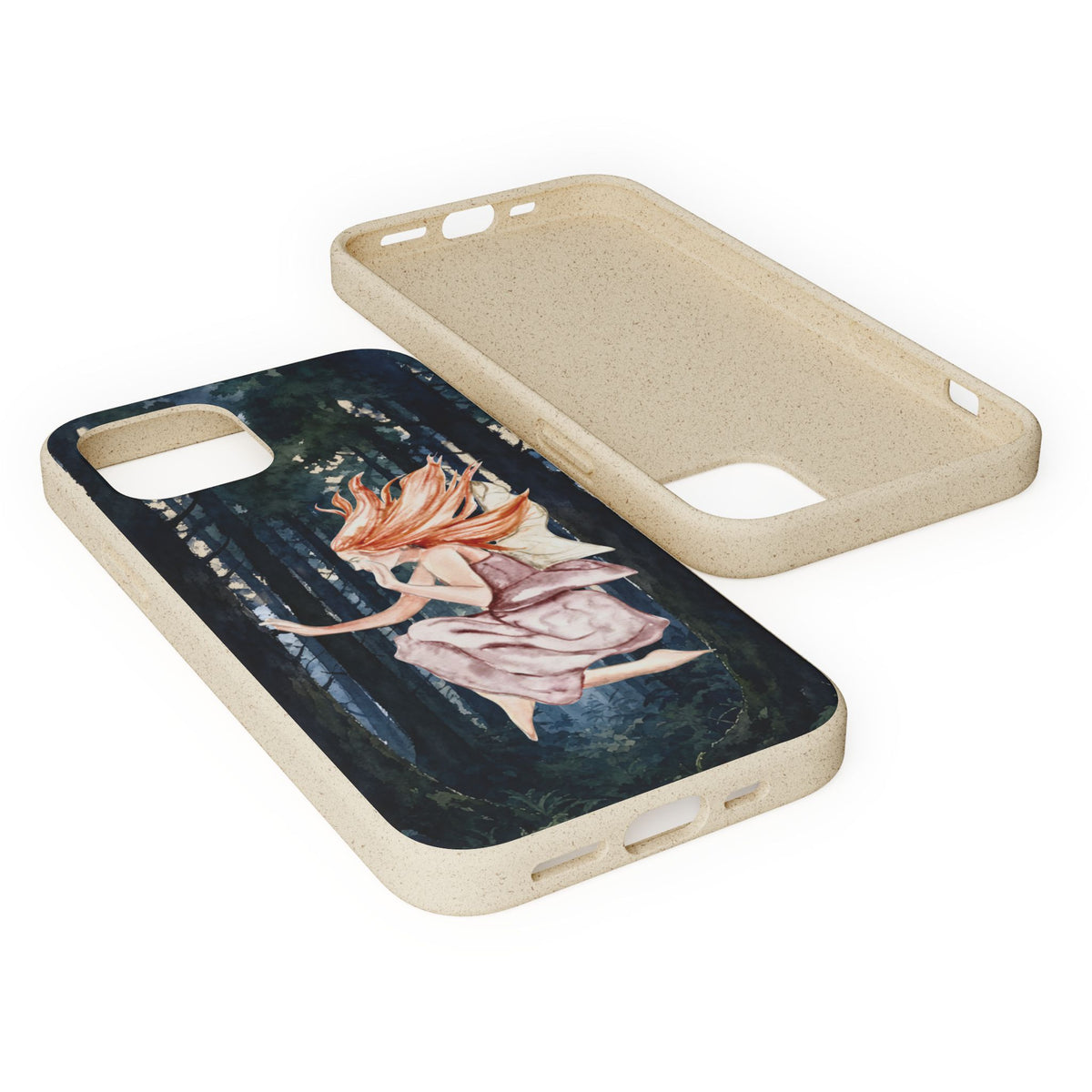Fairy Forest Biodegradable Phone Case — Enchanted Woodland Art