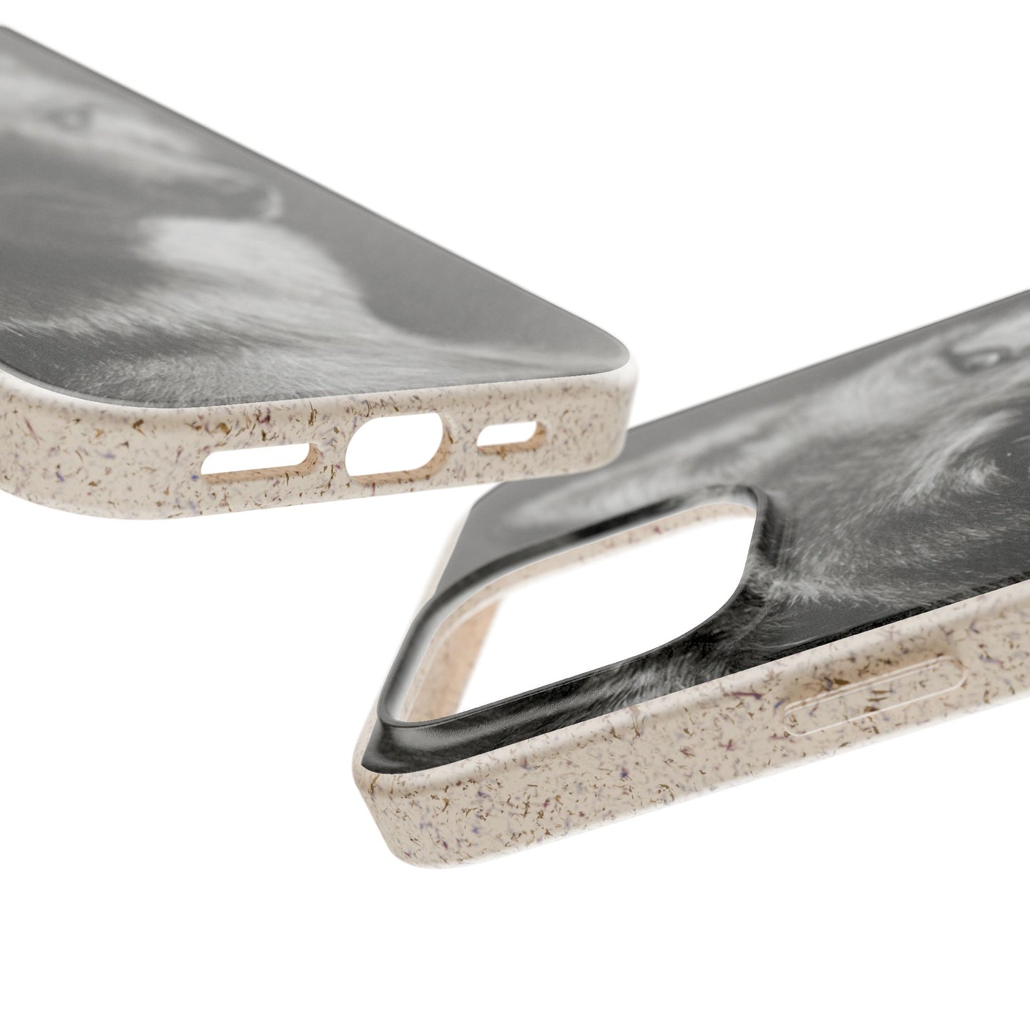 Wolf Portrait Biodegradable Phone Case — Eco-Friendly iPhone Cover