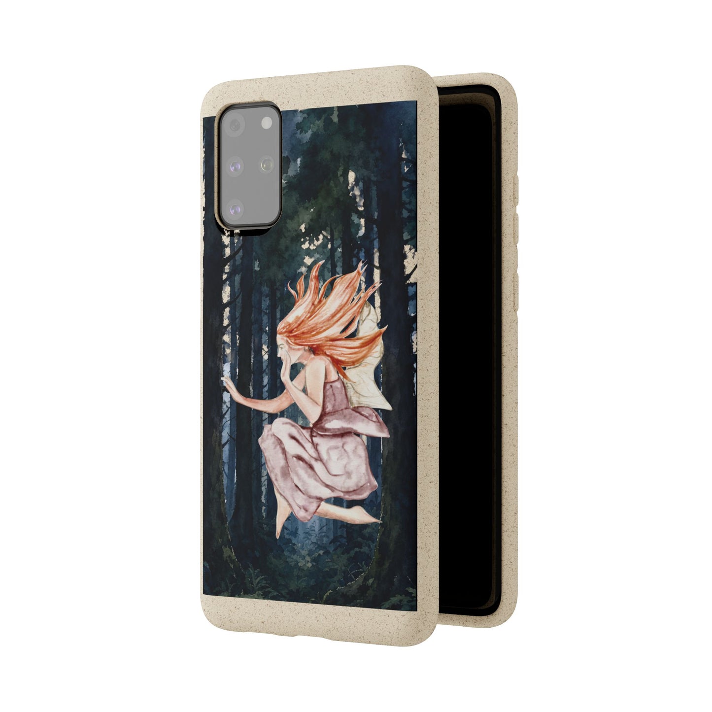 Fairy Forest Biodegradable Phone Case — Enchanted Woodland Art