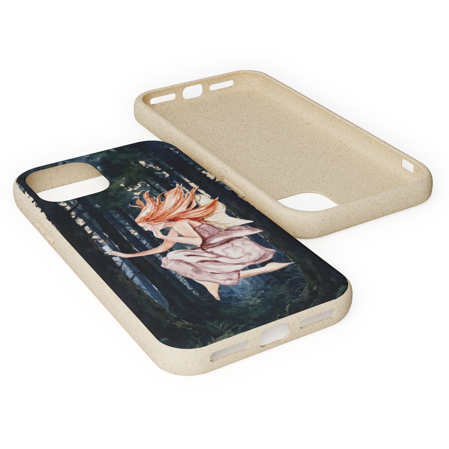 Fairy Forest Biodegradable Phone Case — Enchanted Woodland Art