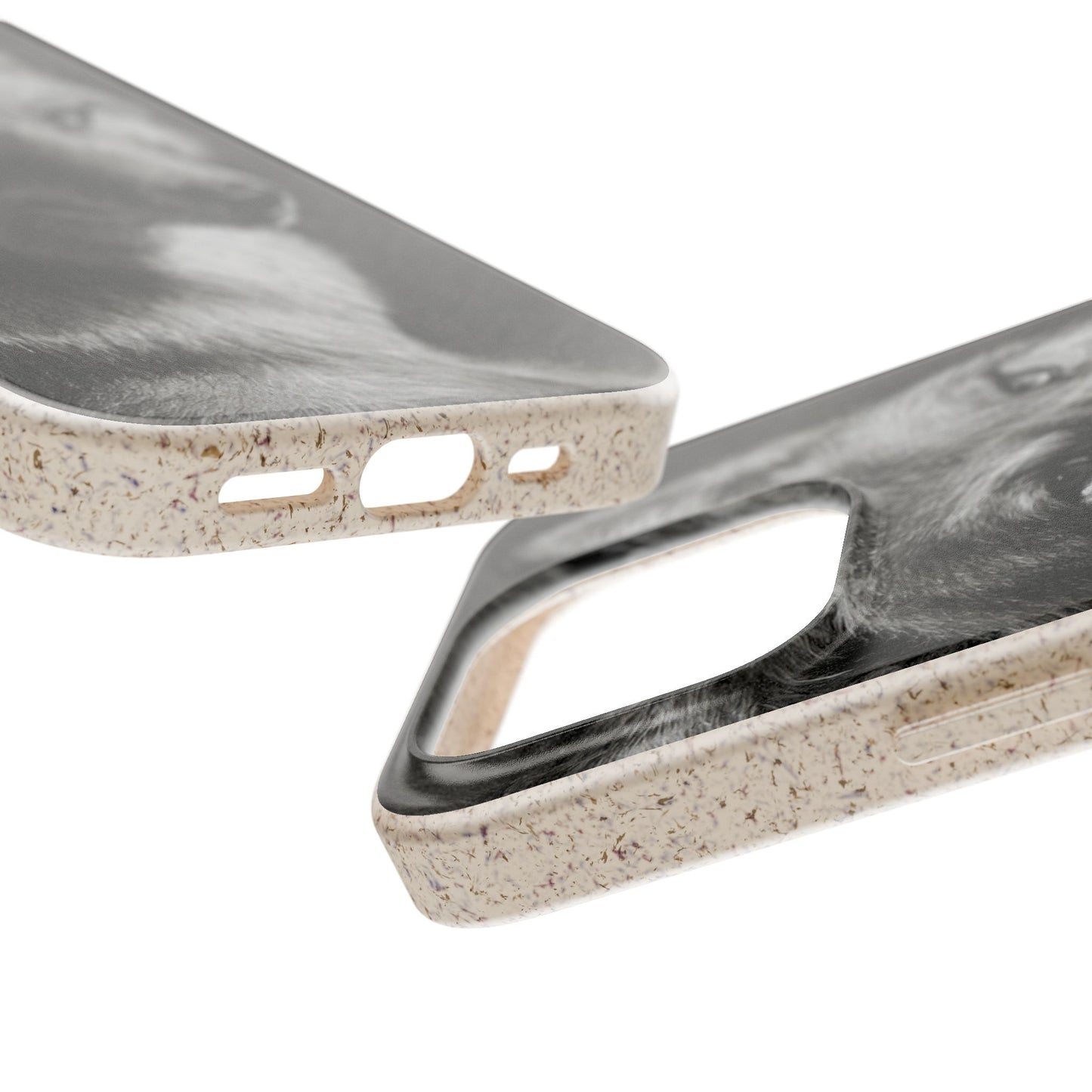 Wolf Portrait Biodegradable Phone Case — Eco-Friendly iPhone Cover
