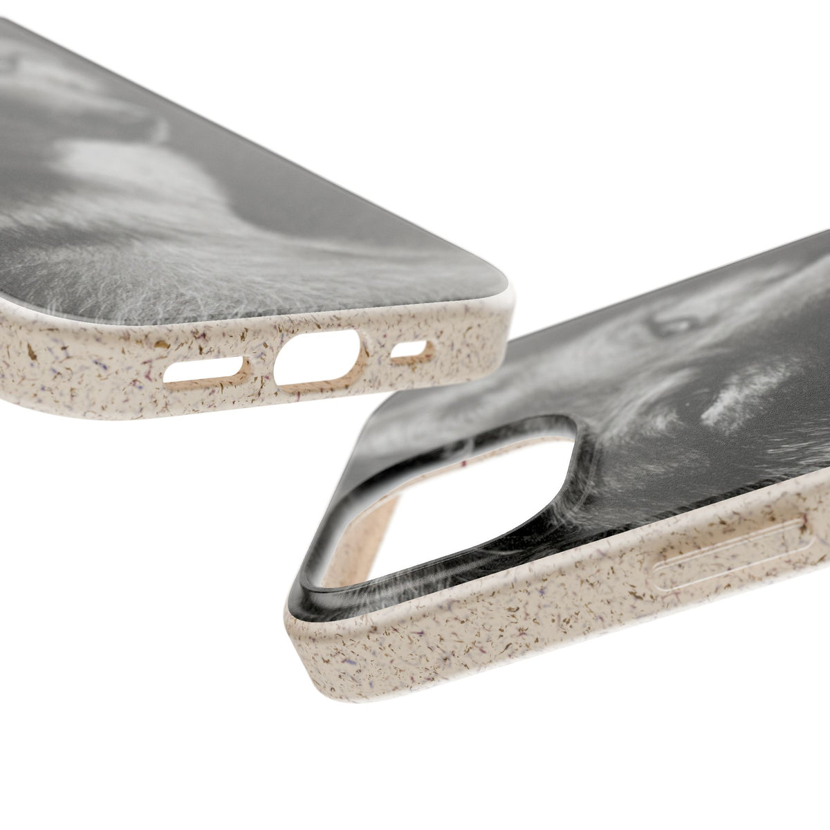 Wolf Portrait Biodegradable Phone Case — Eco-Friendly iPhone Cover