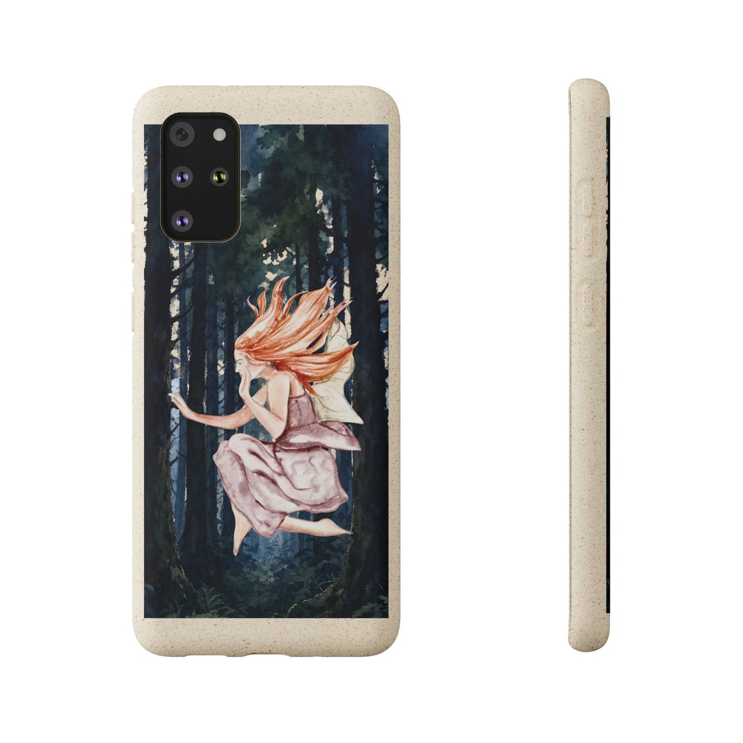 Fairy Forest Biodegradable Phone Case — Enchanted Woodland Art