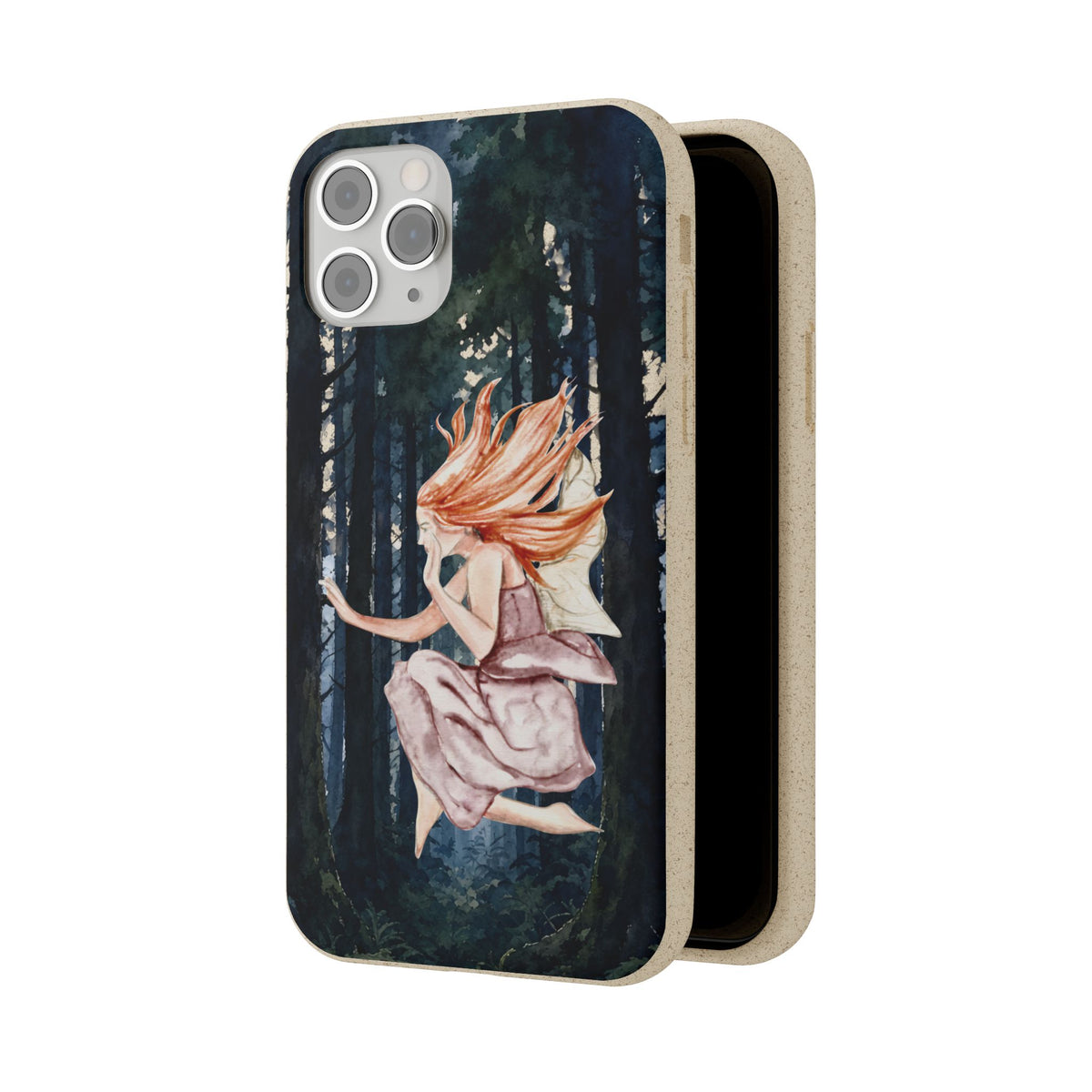 Fairy Forest Biodegradable Phone Case — Enchanted Woodland Art