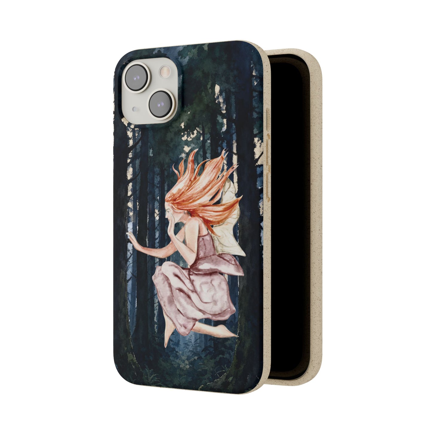 Fairy Forest Biodegradable Phone Case — Enchanted Woodland Art